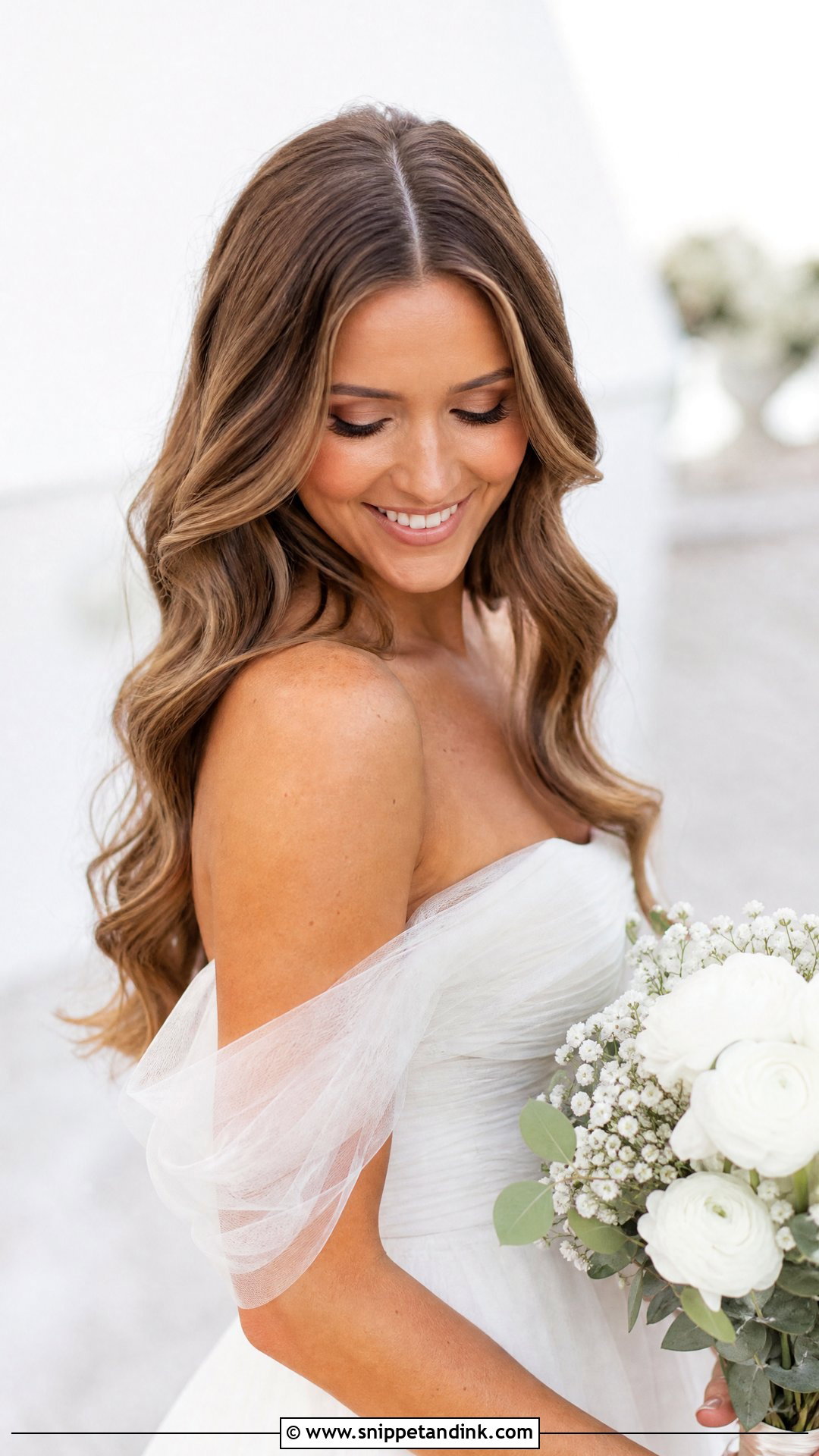 Soft Waves Wedding Hairstyle - Snippet and Ink - 15 Chic Wedding Hairstyles