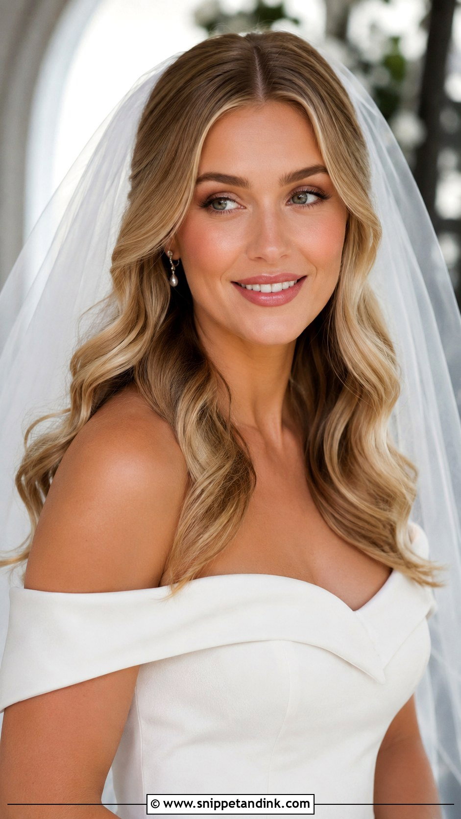 Soft Waves Wedding Hairstyle - Snippet and Ink - 15 Hair Ideas for Wedding Bride