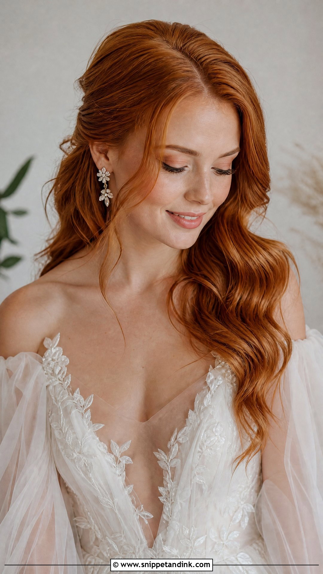 Soft Waves Wedding Hairstyle - Snippet and Ink - 20 Women Wedding Hairstyles
