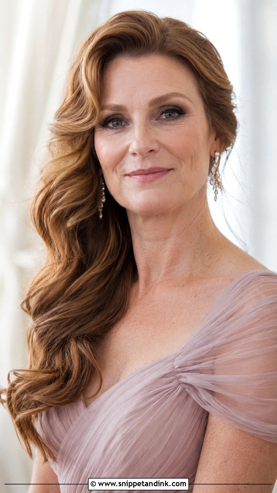 Soft Waves With a Side Sweep - Snippet and Ink - 20 Wedding Hairstyles for Mother of Groom