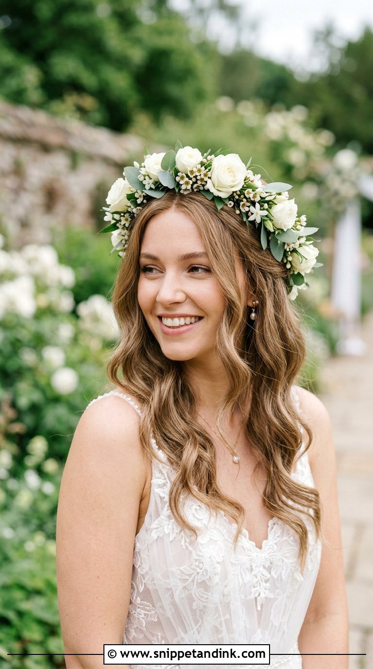 Soft Wavy Bridal Wig - Snippet and Ink - 20 Bridal Wig Hairstyles