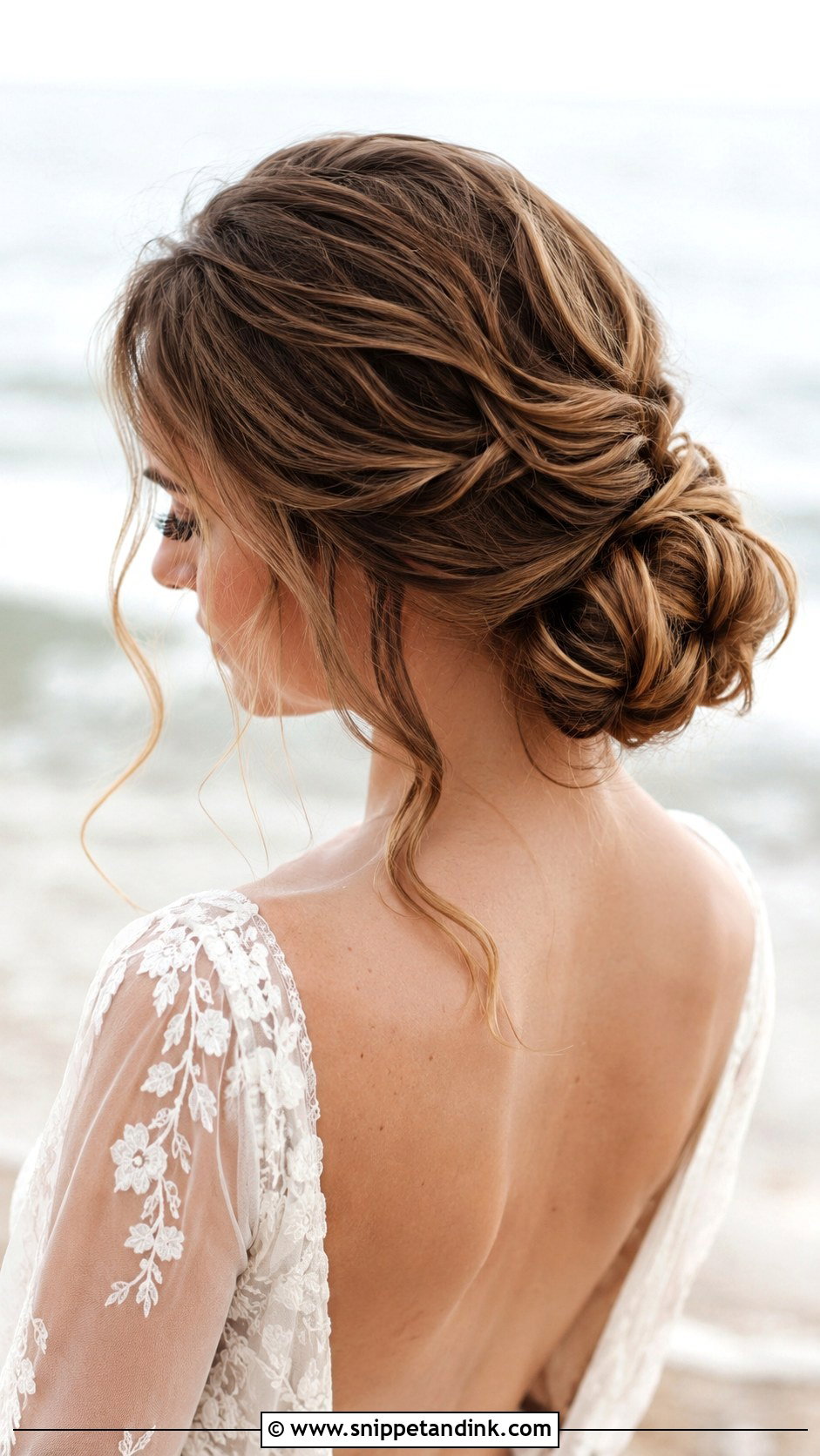 Soft Wavy Bun - Snippet and Ink - 30 Bridal Hair Buns