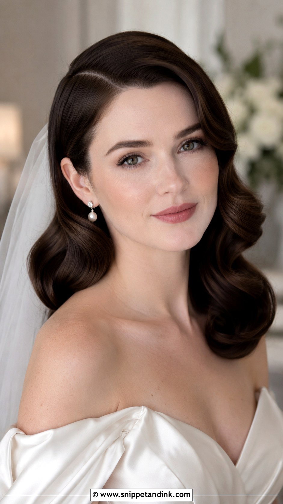 Soft Wedding Hair With Veil - Snippet and Ink - 15 Soft Wedding Hairstyles