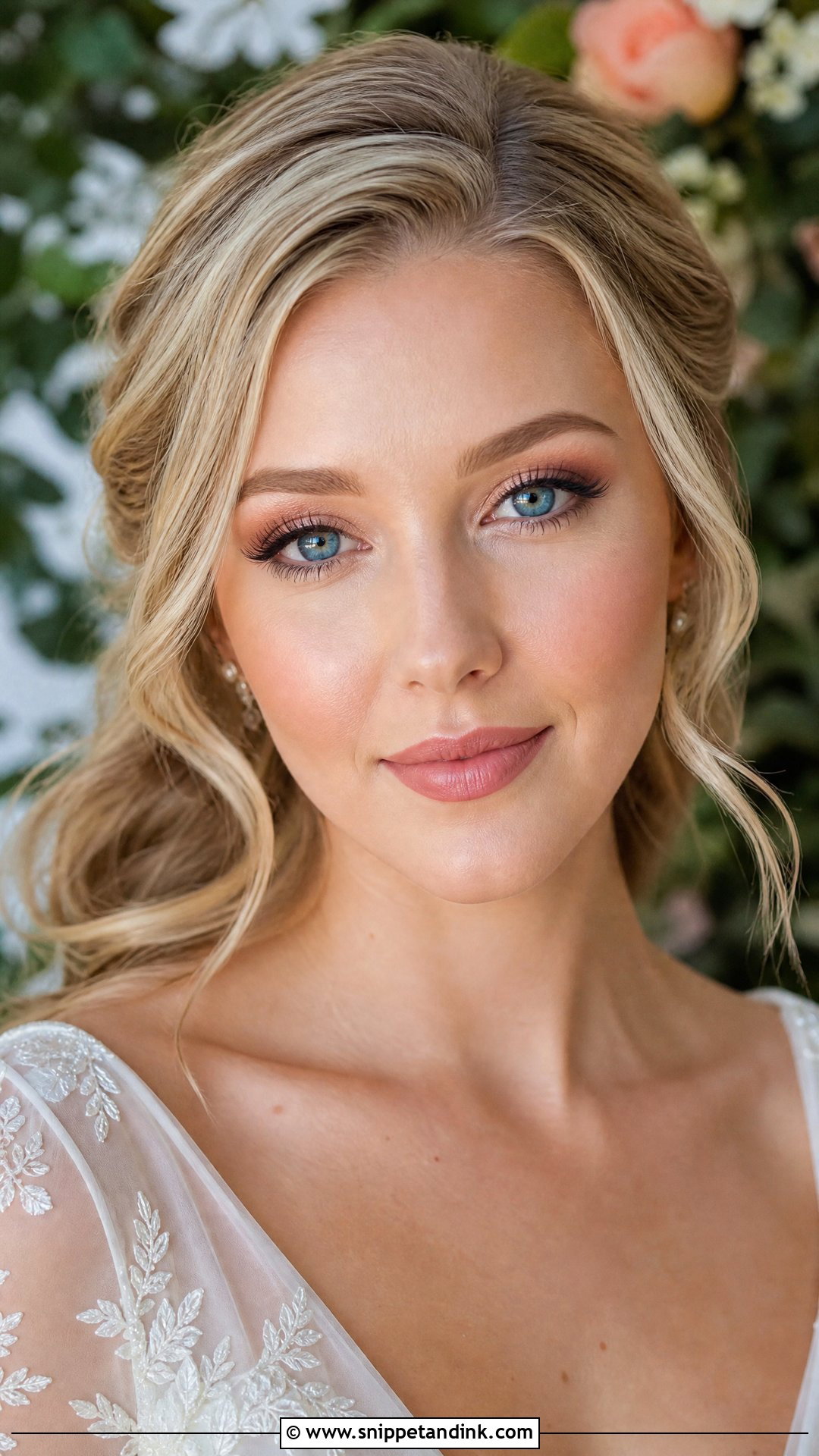 Soft Wedding Makeup For Blue Eyes - Snippet and Ink - 30 Soft Wedding Makeup Ideas