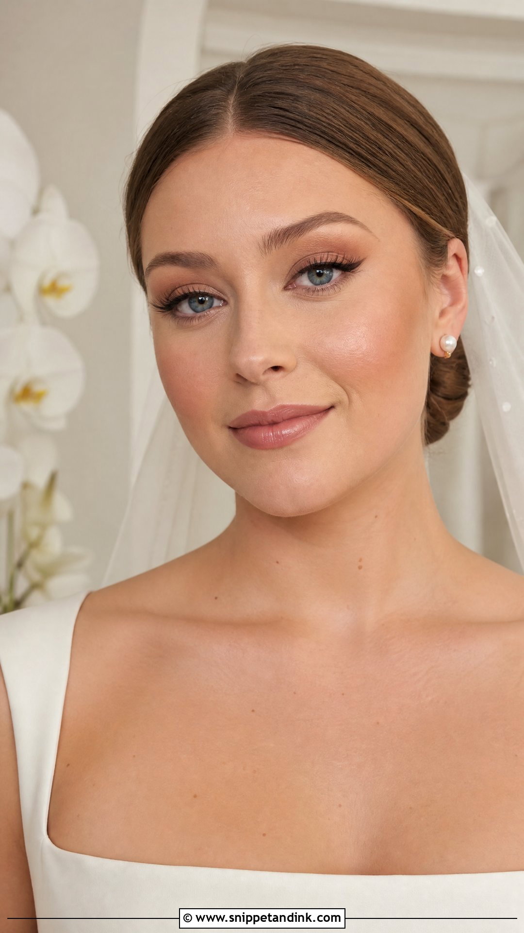 Soft Wing Bridal Makeup - Snippet and Ink - 25 Natural Glowy Bridal Makeup Ideas