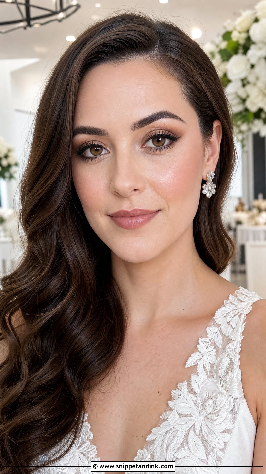 Soft Wing Wedding Makeup For Brown Eyes - Snippet and Ink - 20 Natural Wedding Makeup for Brown Eyes Brunettes