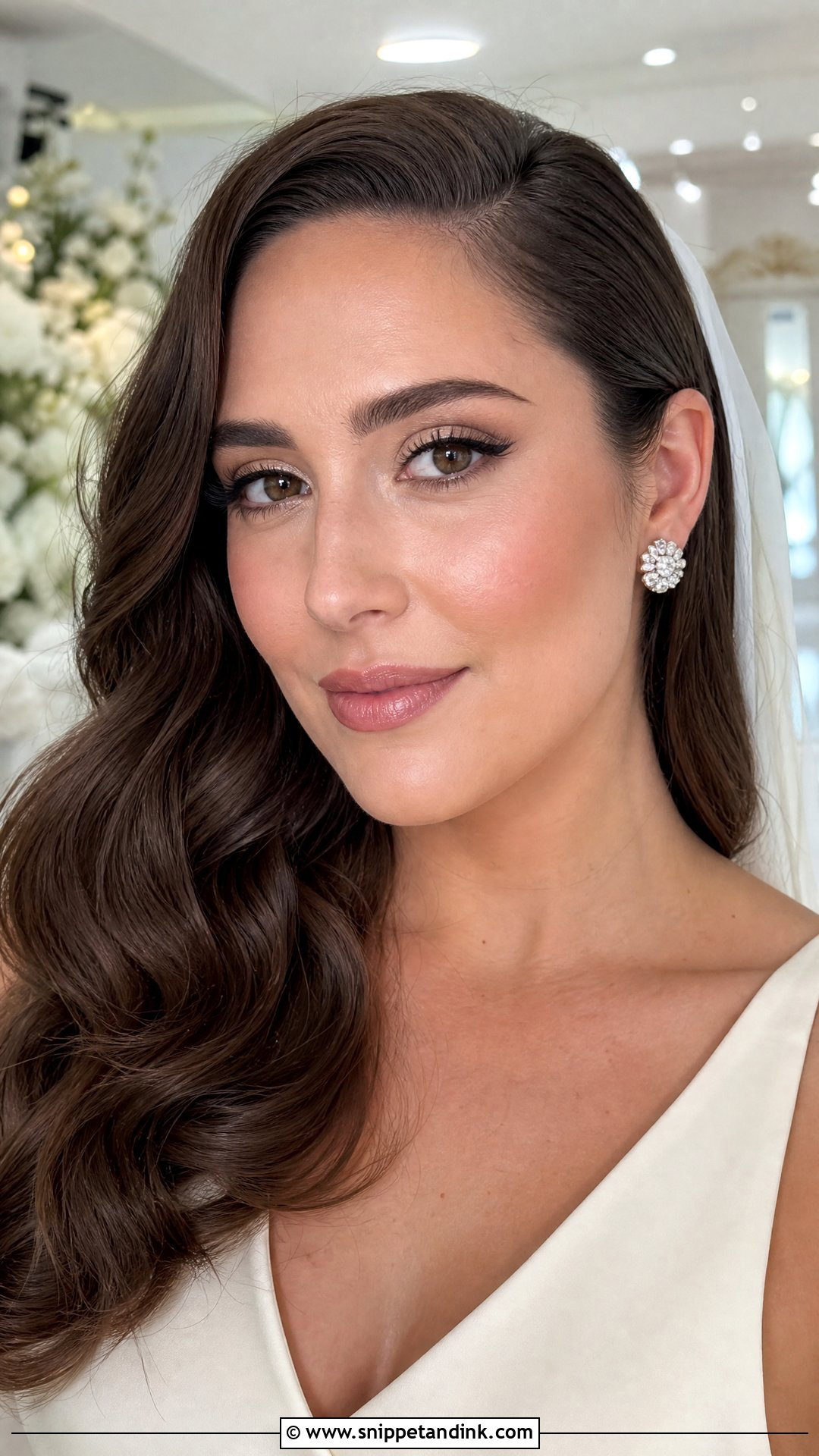 Soft Wing Wedding Makeup For Brown Eyes - Snippet and Ink - 25 Natural Glam Wedding Makeup for Brown Eyes