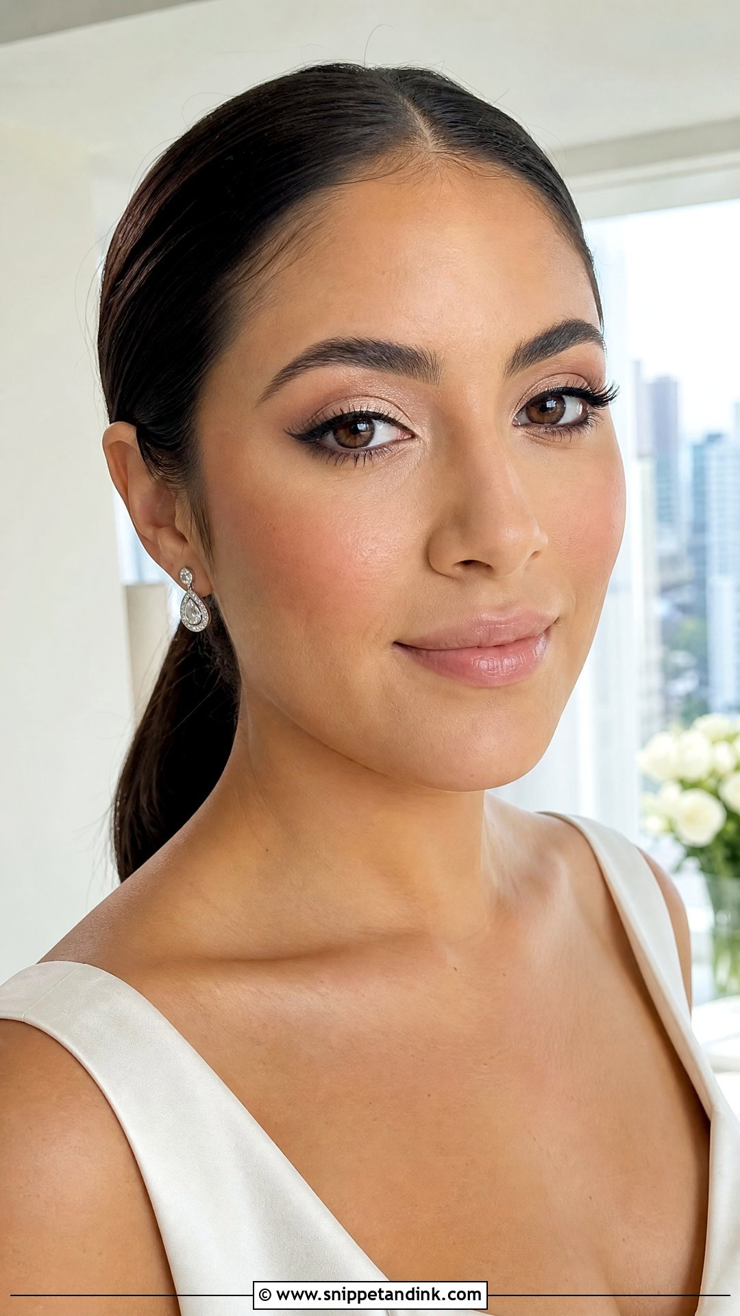 Soft Wing Wedding Makeup For Brown Eyes - Snippet and Ink - 20 Natural Wedding Makeup for Brown Eyes and Brunettes Dark Hair