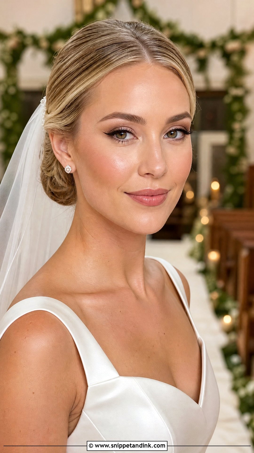 Soft Winged Liner Wedding Makeup - Snippet and Ink - 30 Soft Wedding Makeup Ideas