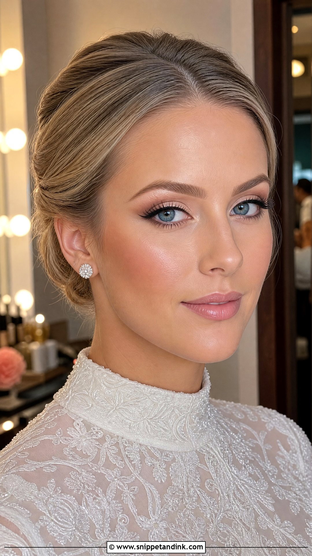 Soft Winged Liner Wedding Makeup For Brown Eyes - Snippet and Ink - 25 Soft Natural Wedding Makeup Looks for Brown Eyes