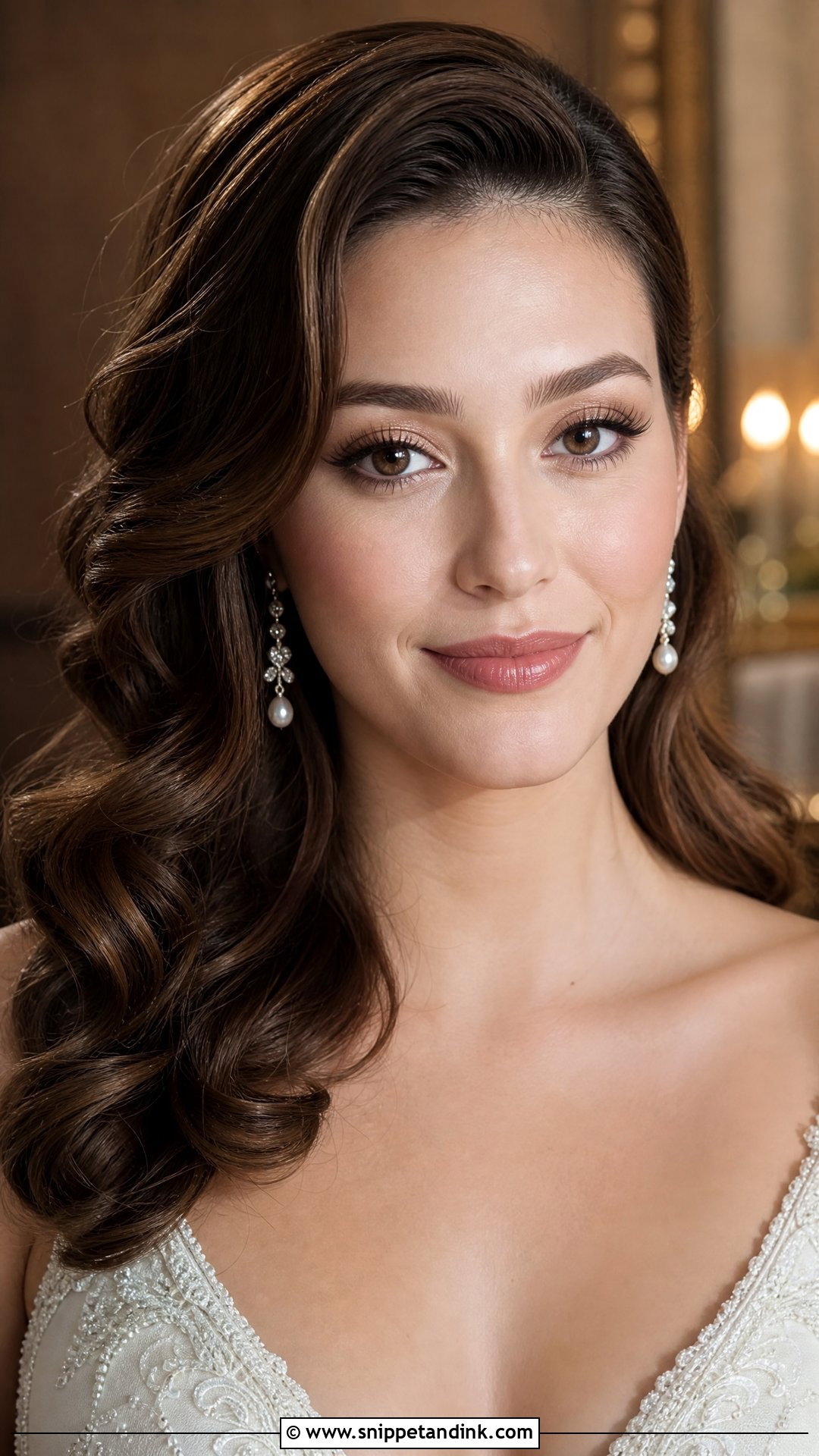 Soft Winged Wedding Makeup For Brown Eyes - Snippet and Ink - 25 Soft Wedding Makeup for Brown Eyes