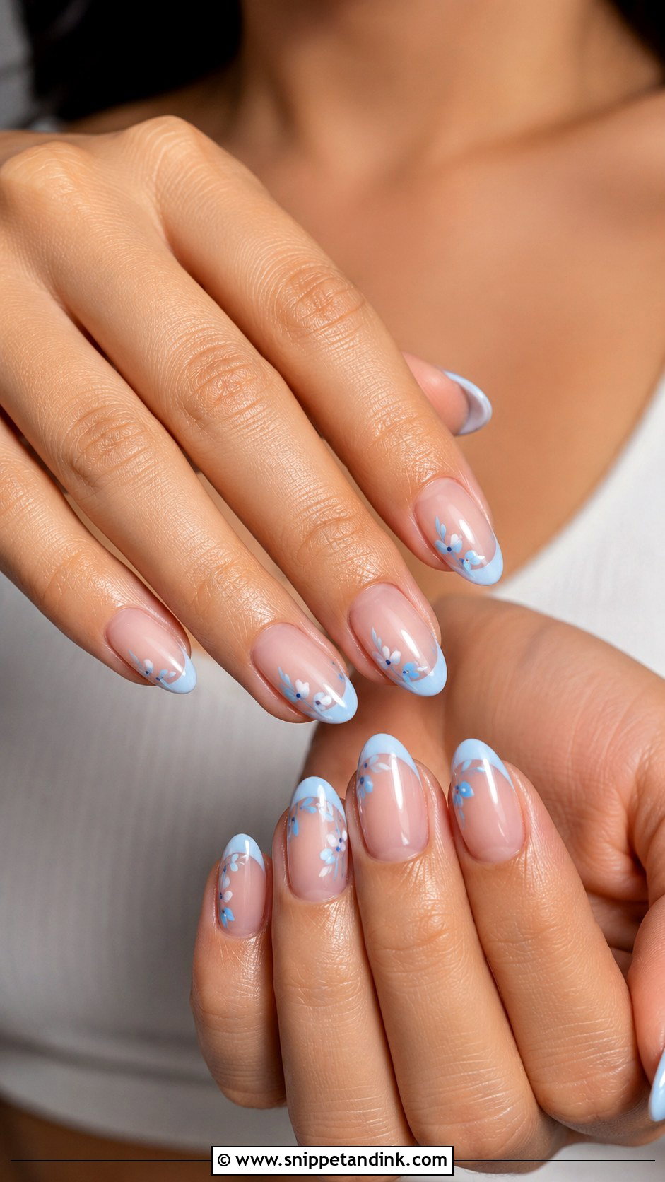 Something Blue Bride Nails - Snippet and Ink - 20 Bride Nails 2025