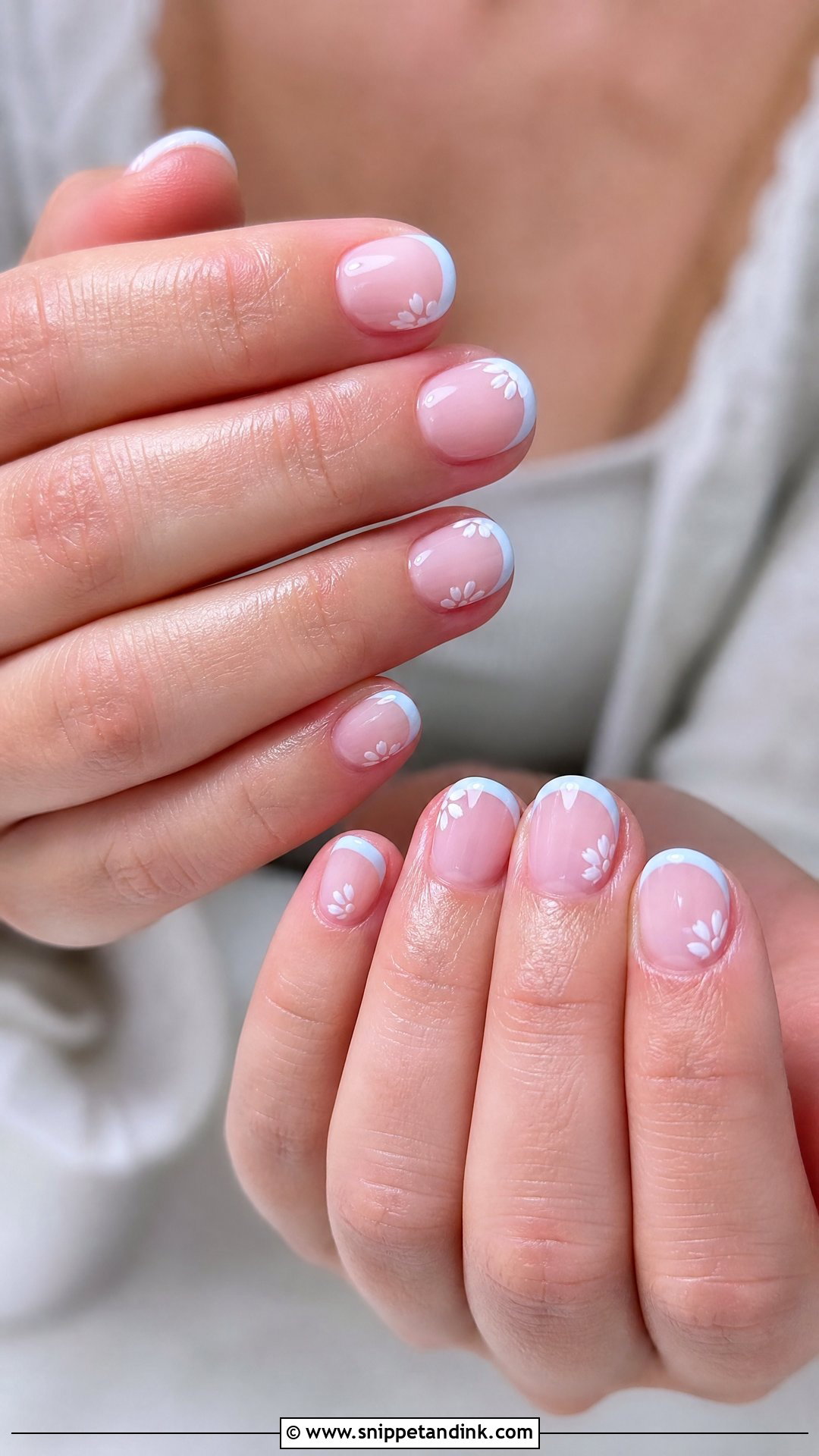 Something Blue Bride Nails - Snippet and Ink - 35 Bride Nails