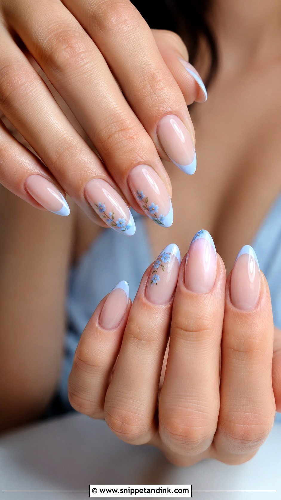 Something Blue Marriage Nails - Snippet and Ink - 30 Marriage Nails