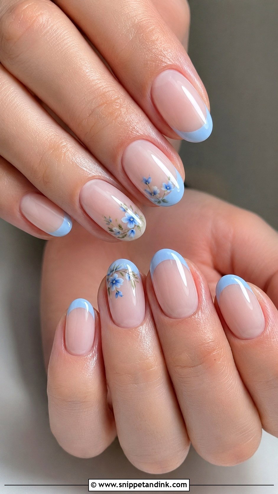 Something Blue Nails - Snippet and Ink - 20 Nail Art Designs for Wedding Functions