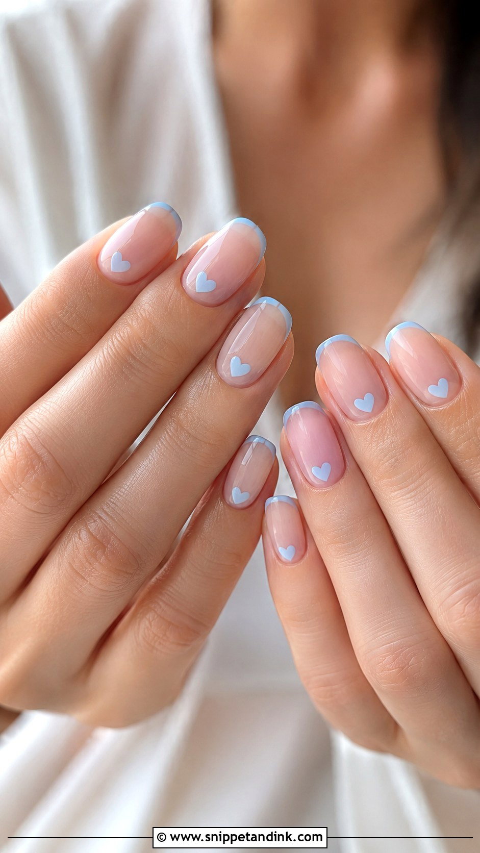 Something Blue Wedding Nails - Snippet and Ink - 20 Wedding Nail Inspo Ideas