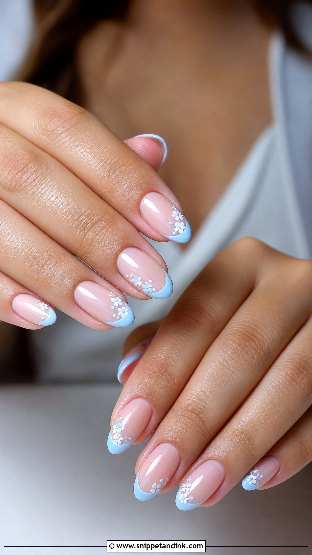 Something Blue Wedding Nails - Snippet and Ink - 25 Nail Art Designs for Wedding