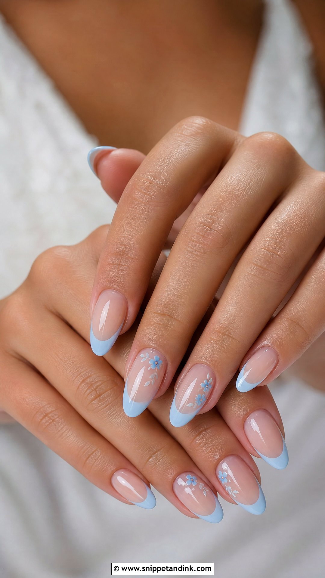 Something Blue Wedding Nails - Snippet and Ink - 25 Nail Designs for Wedding