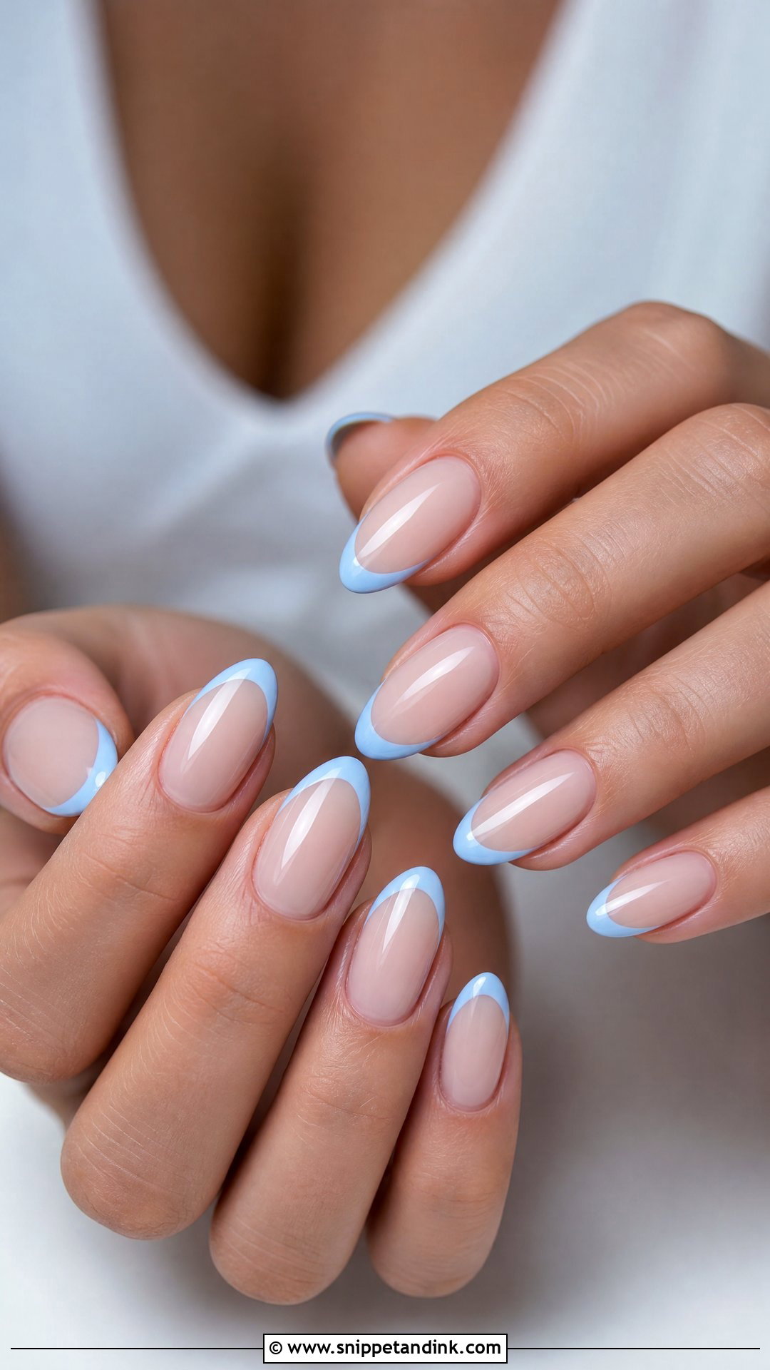 Something Blue Wedding Nails - Snippet and Ink - 25 Nails for a Wedding