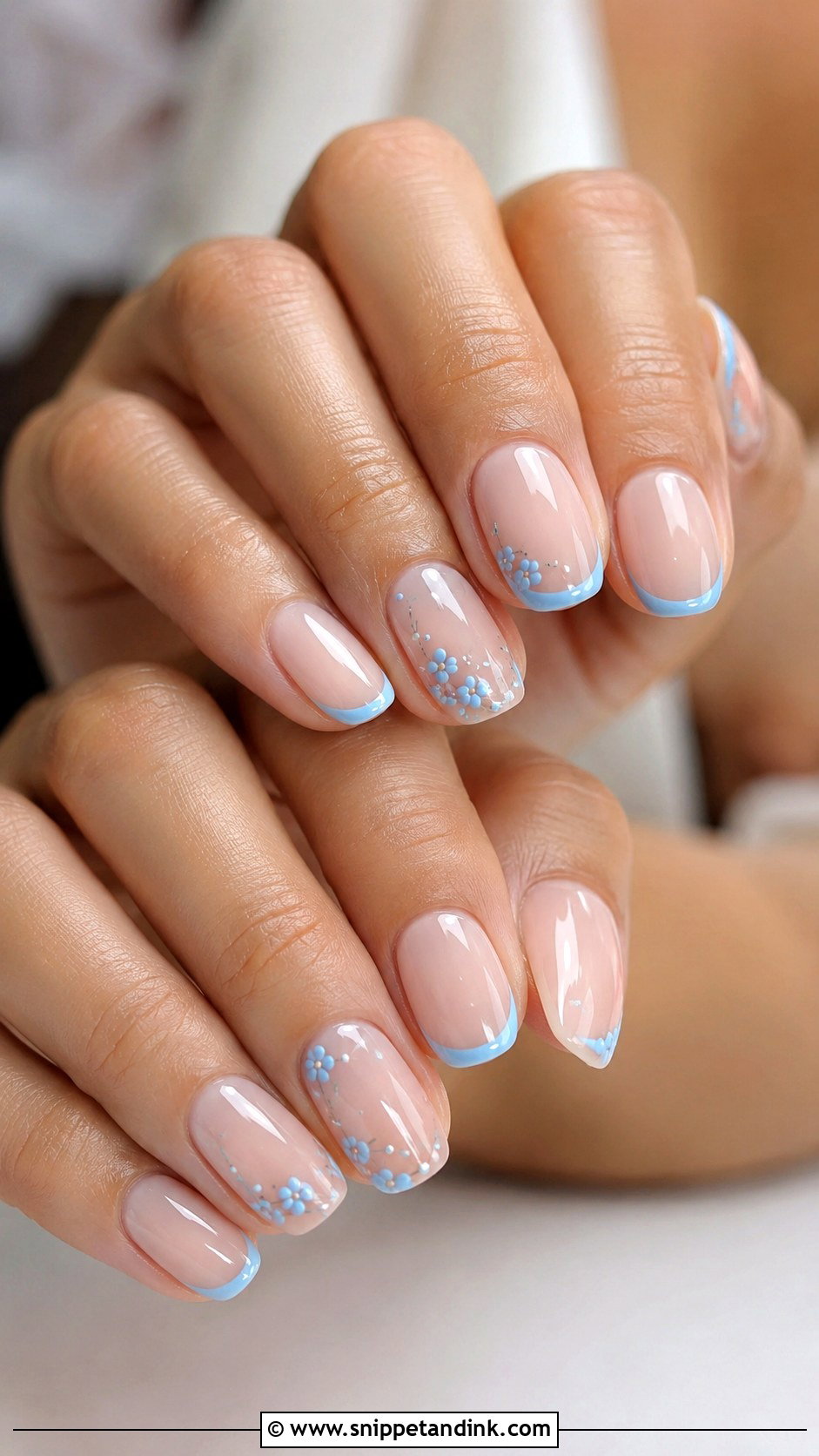 Something Blue Wedding Nails And Toes - Snippet and Ink - 20 Wedding Nails and Toes