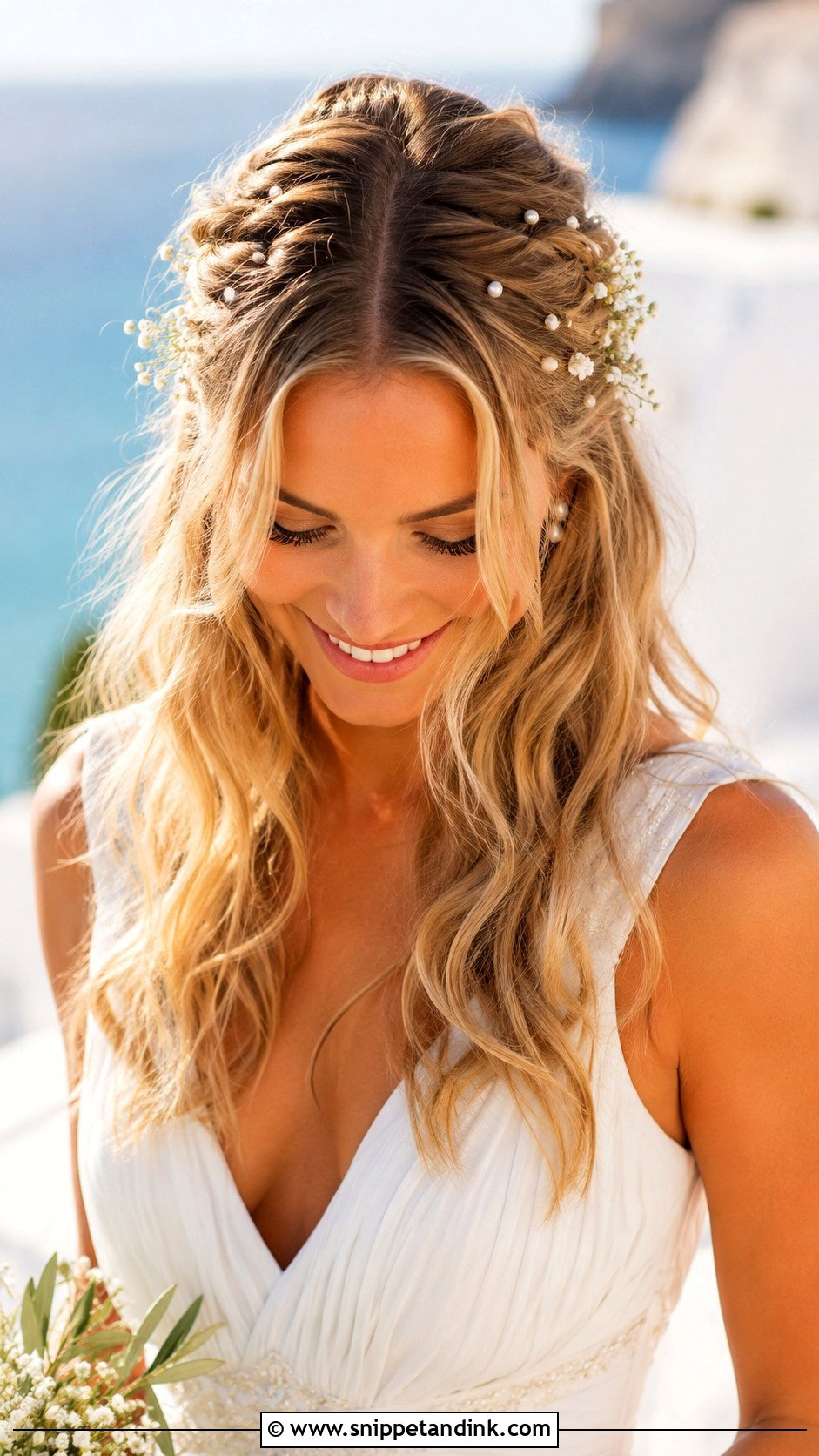 Sophie Mamma Mia Blonde Hair - Snippet and Ink - 15 Sophie Mamma Mia Wedding Hair Ideas