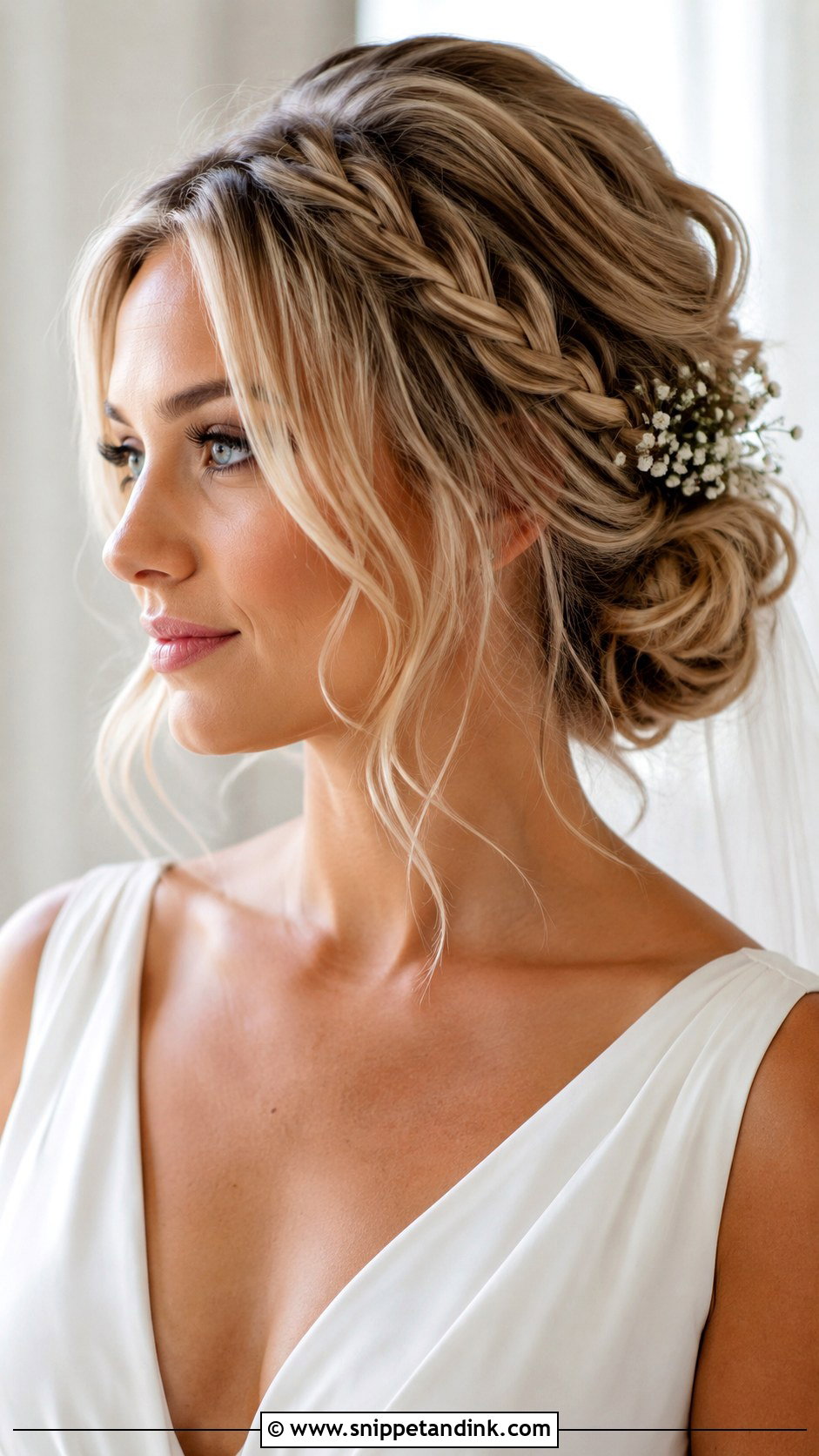 Sophie Mamma Mia Bridal Updo - Snippet and Ink - 15 Sophie Mamma Mia Wedding Hair Ideas