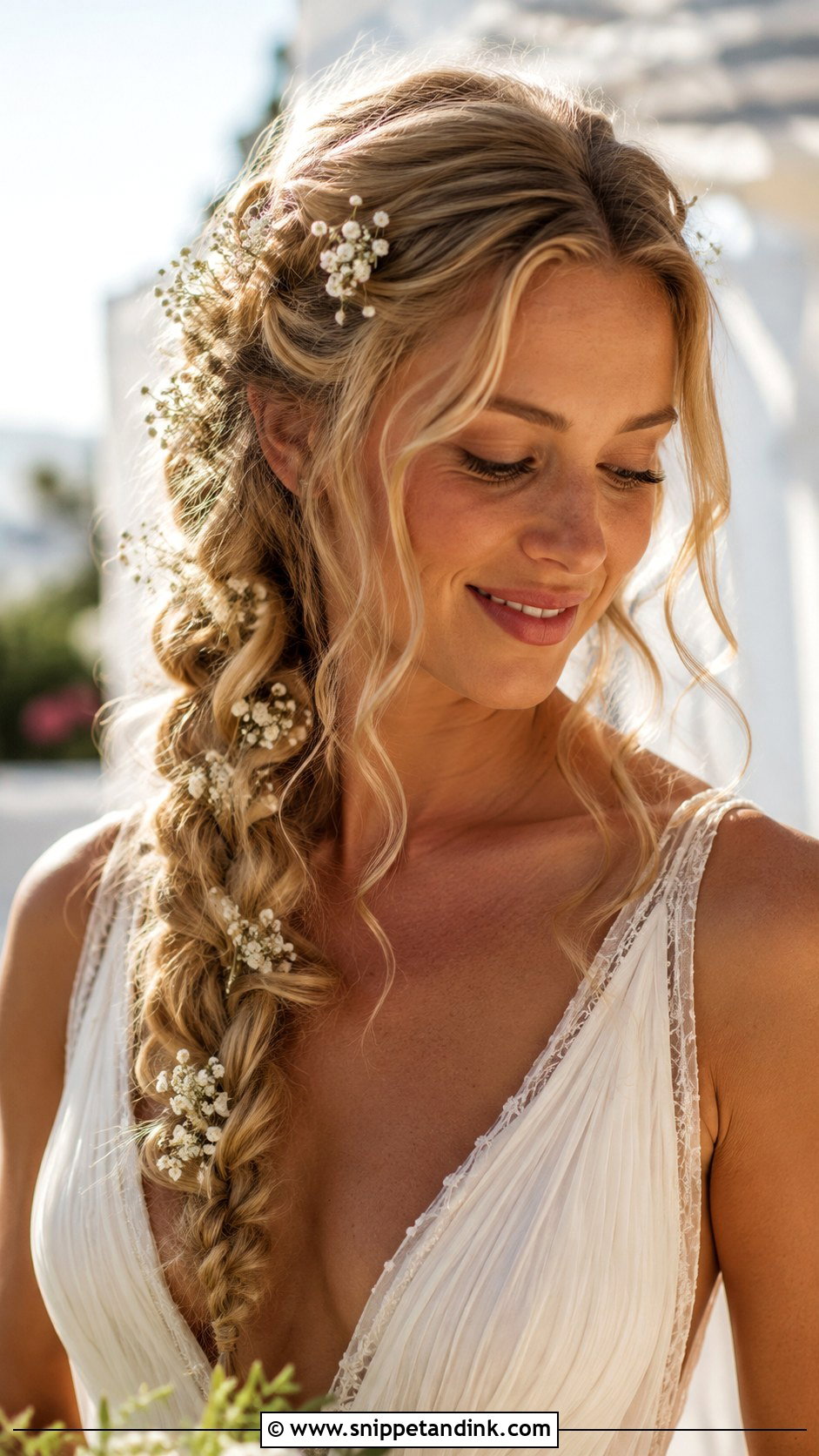 Sophie Mamma Mia Wedding Braid - Snippet and Ink - 15 Sophie Mamma Mia Wedding Hair Ideas