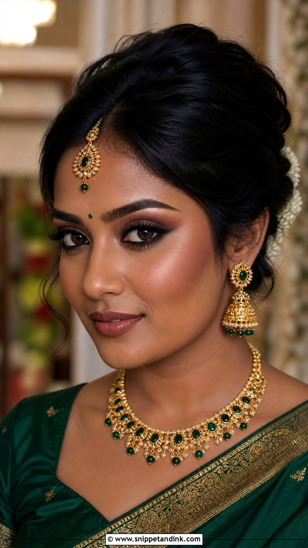 South Asian Wedding Makeup With Matte Skin - Snippet and Ink - 20 South Asian Wedding Makeup Ideas