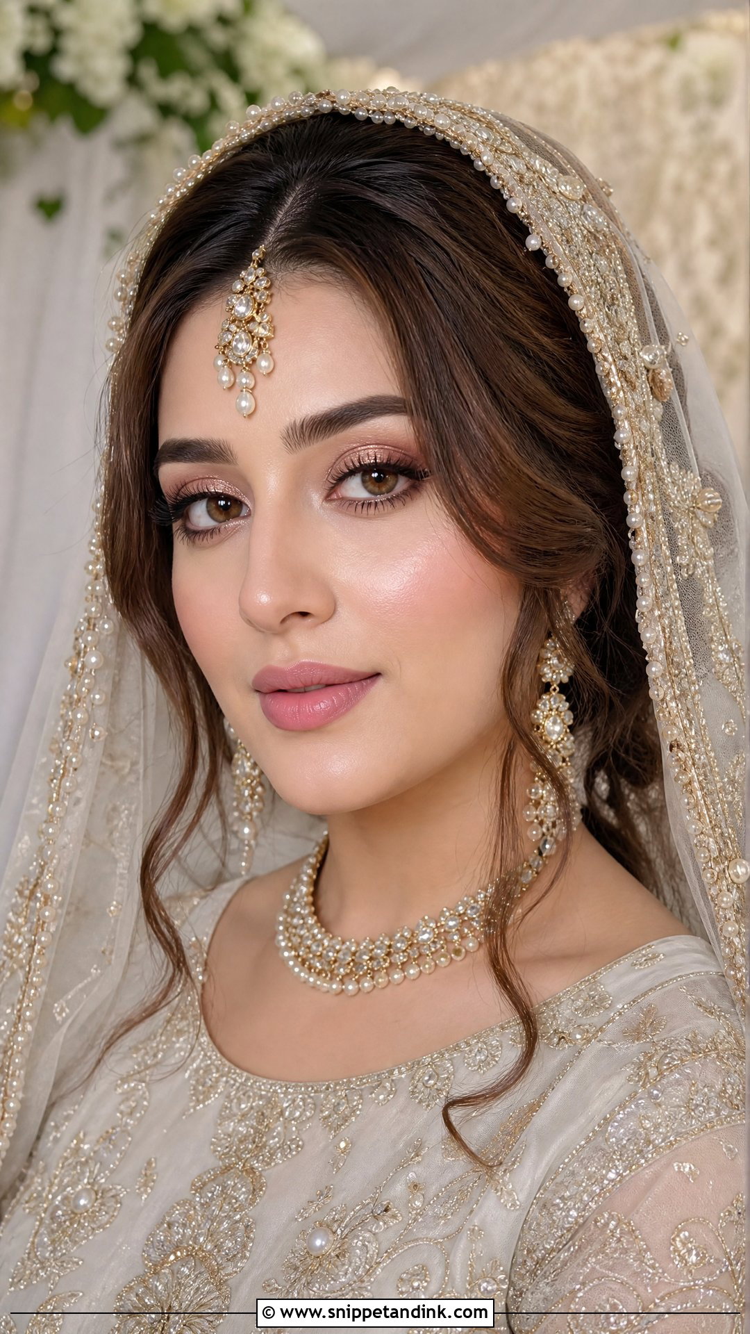 South Asian Wedding Makeup With Nikkah Look - Snippet and Ink - 20 South Asian Wedding Makeup Ideas