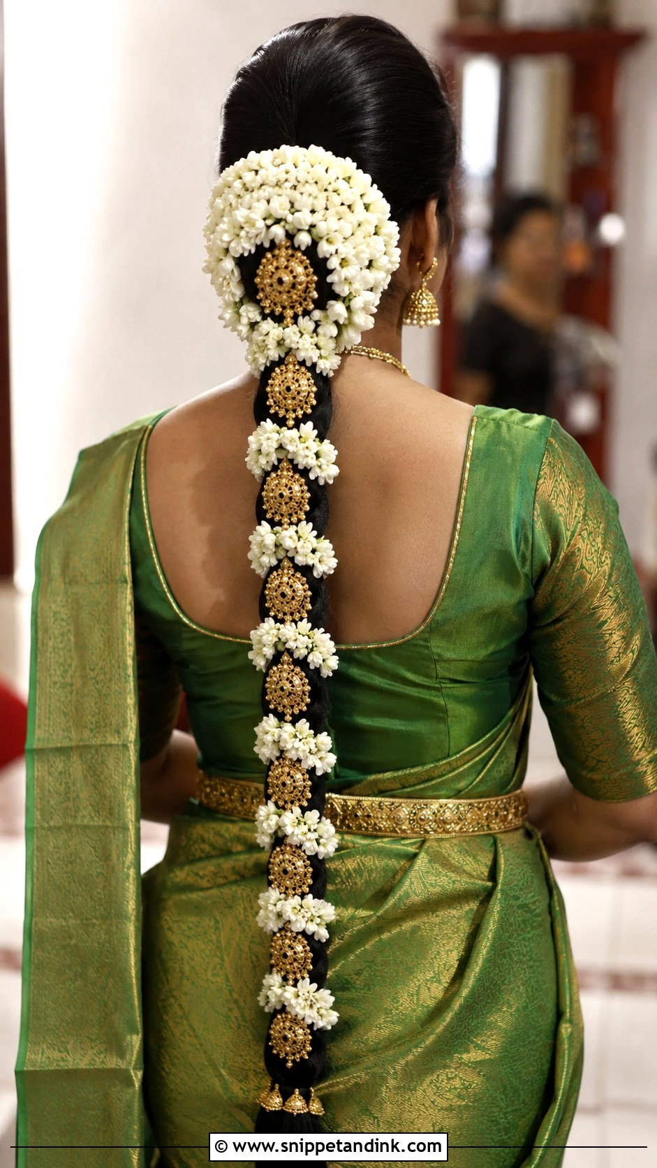 South Indian Bridal Braid - Snippet and Ink - 20 Indian Marriage Hair Styles