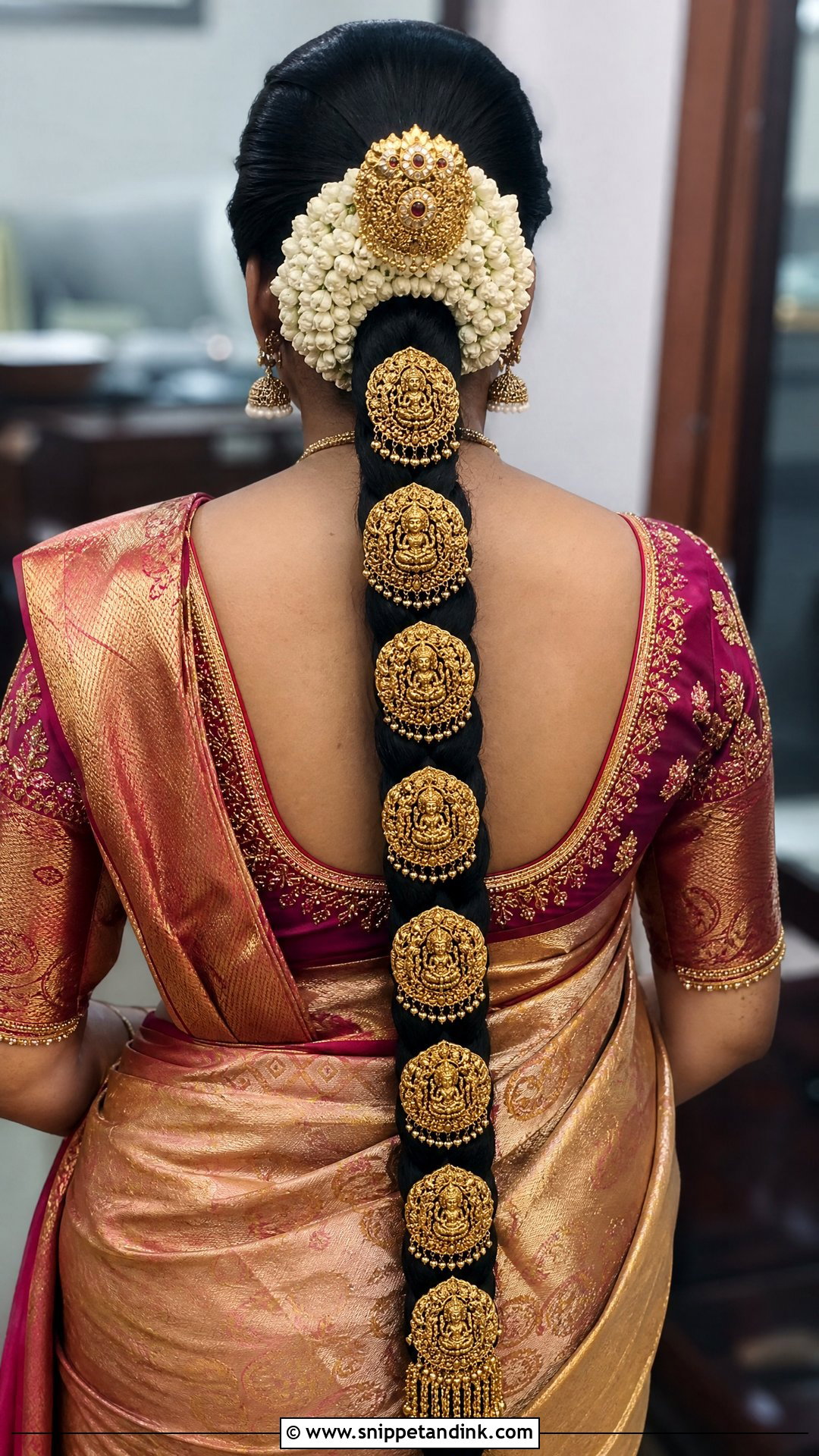 South Indian Bridal Braid - Snippet and Ink - 15 Braid Hairstyle Indian Wedding Ideas