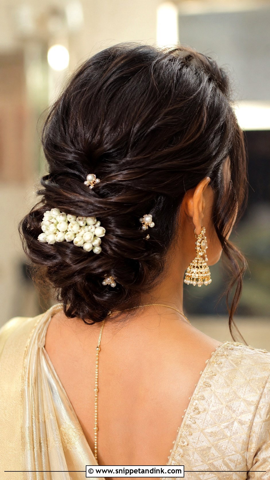 South Indian Bridal Crown Braid - Snippet and Ink - 15 Simple South Indian Bridal Hairstyles