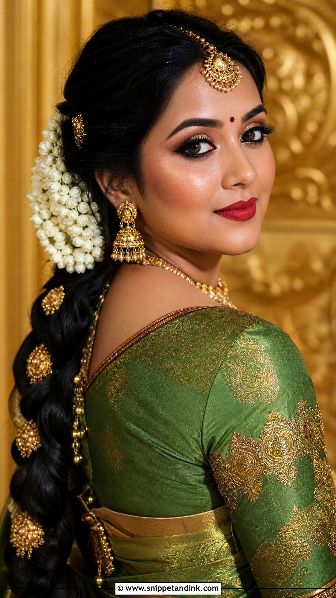 South Indian Bridal Eye Makeup - Snippet and Ink - 25 Indian Bridal Eye Makeup Ideas