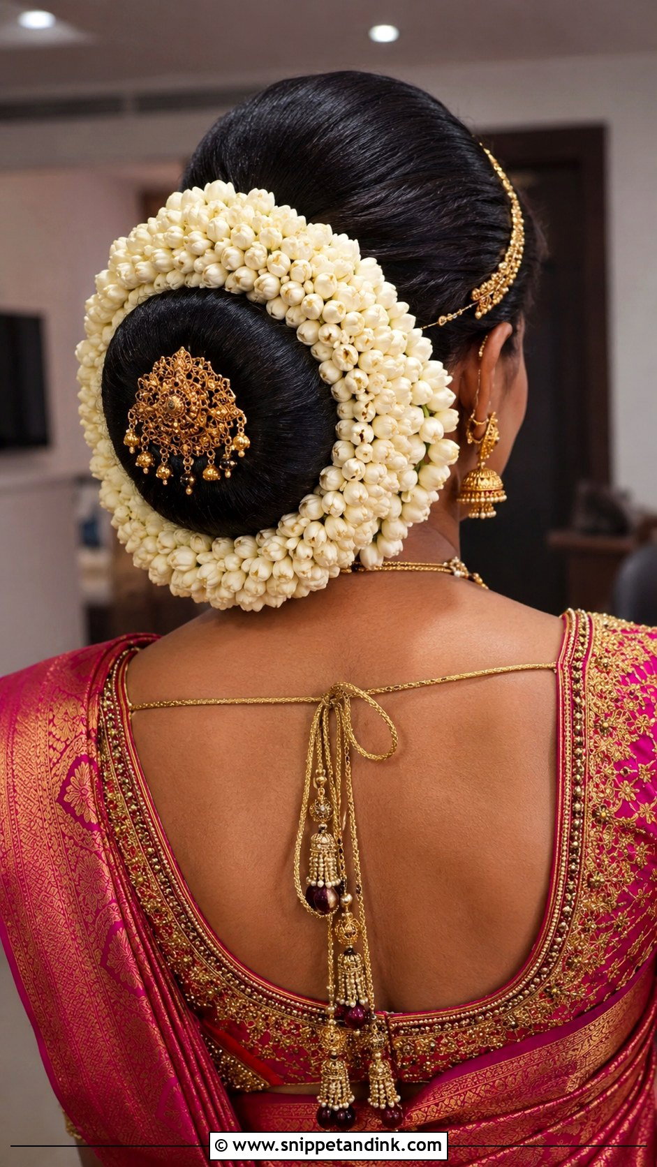South Indian Bridal Jooda Hairstyle - Snippet and Ink - 15 Jooda Hairstyle Indian Wedding Ideas