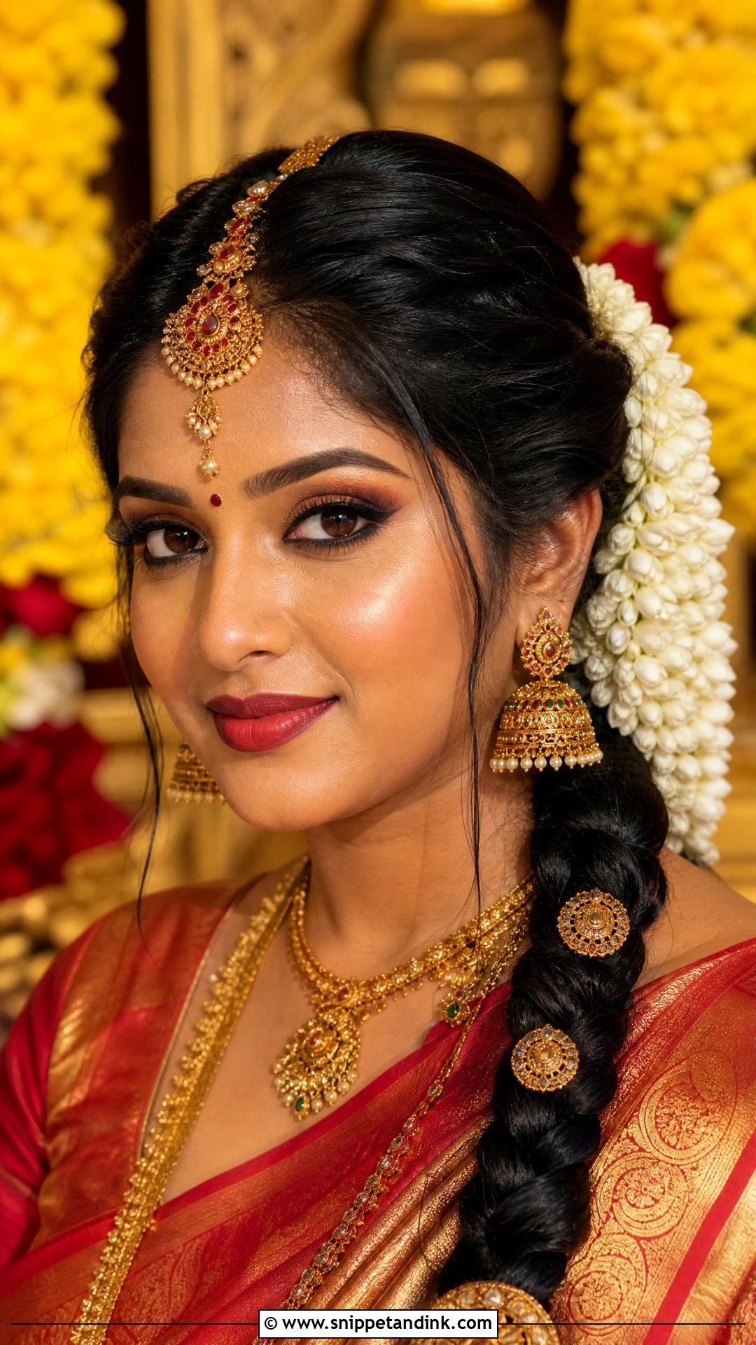 South Indian Bridal Look - Snippet and Ink - 20 Indian Bridal Looks