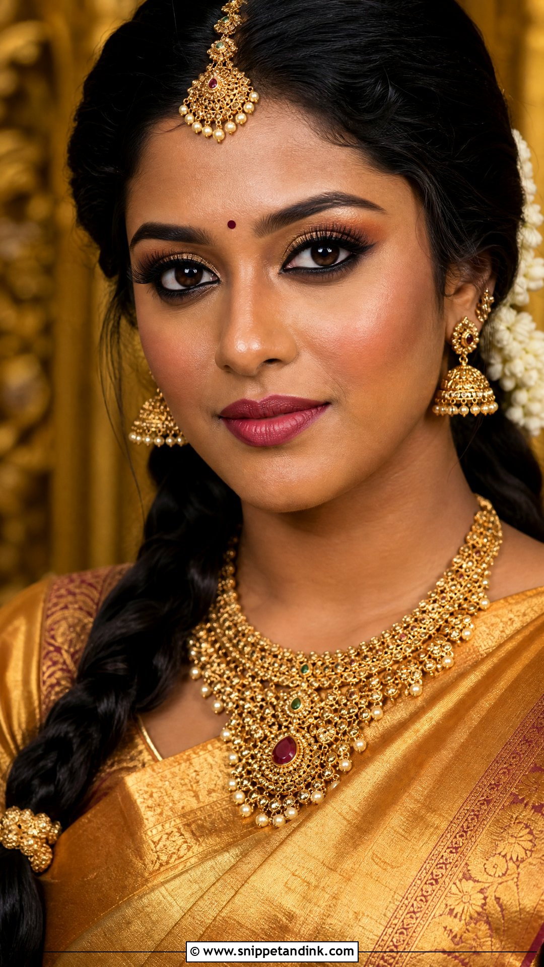 South Indian Bridal Makeup - Snippet and Ink - 20 Indian Wedding Makeup Looks