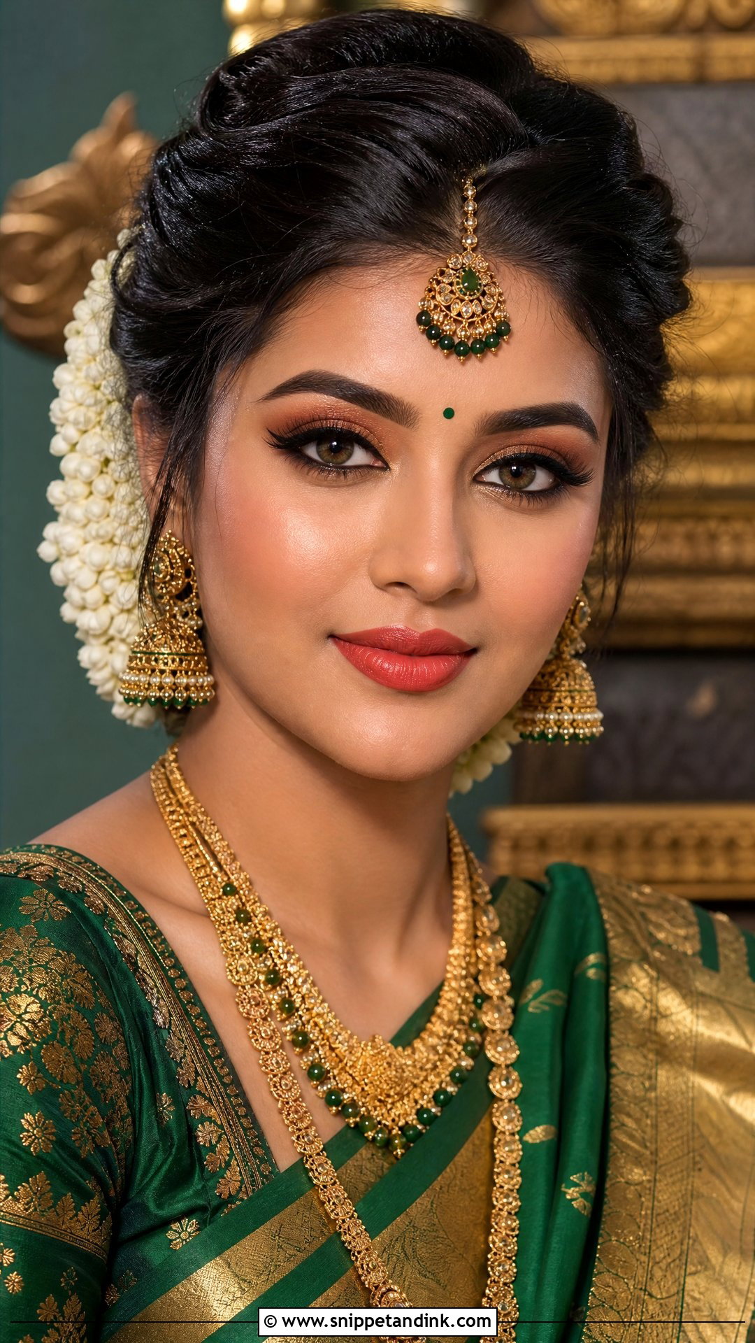South Indian Bridal Makeup - Snippet and Ink - 25 Desi Bridal Makeup Ideas