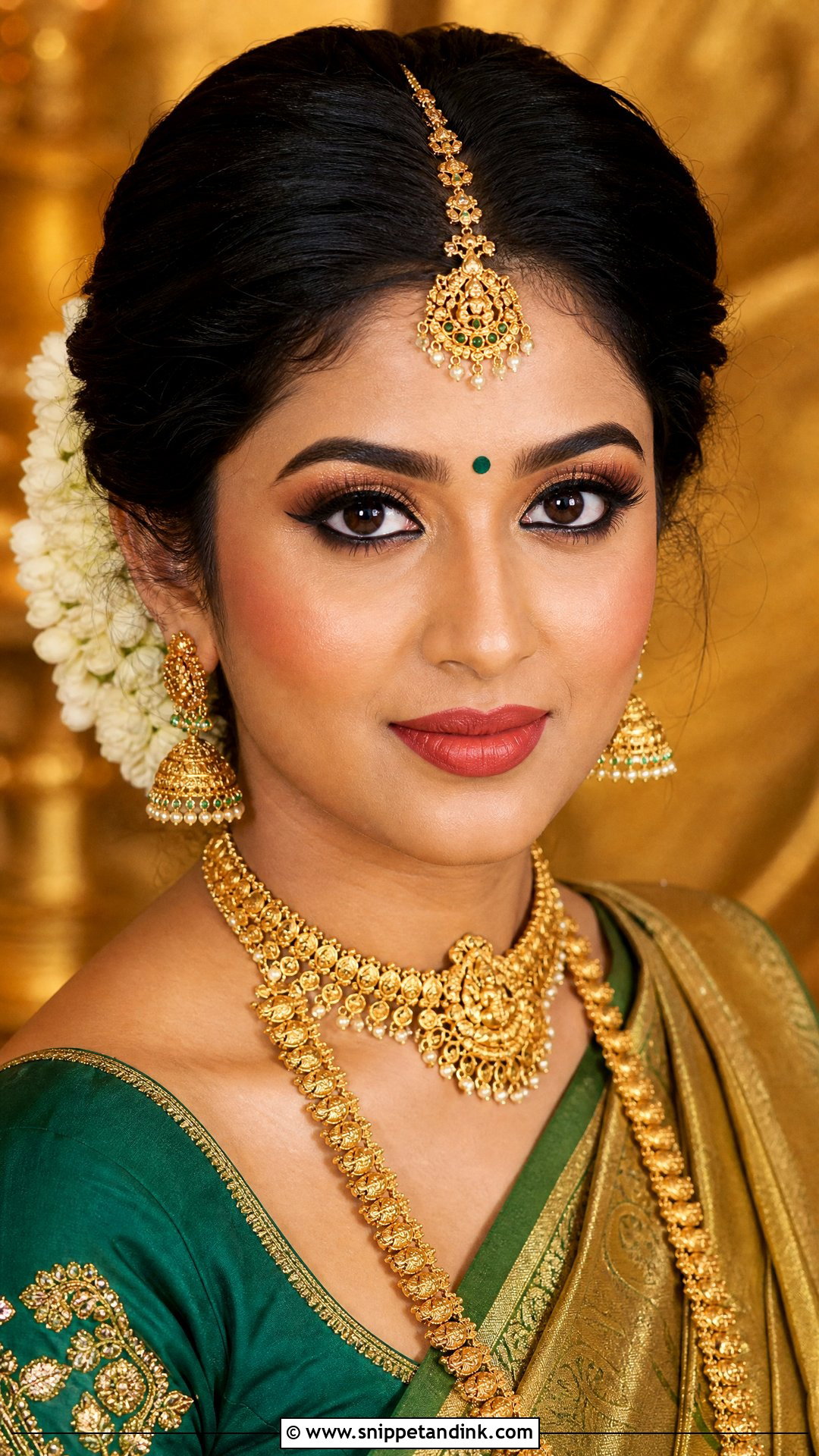 South Indian Bridal Makeup - Snippet and Ink - 25 Latest Indian Bridal Makeup Ideas