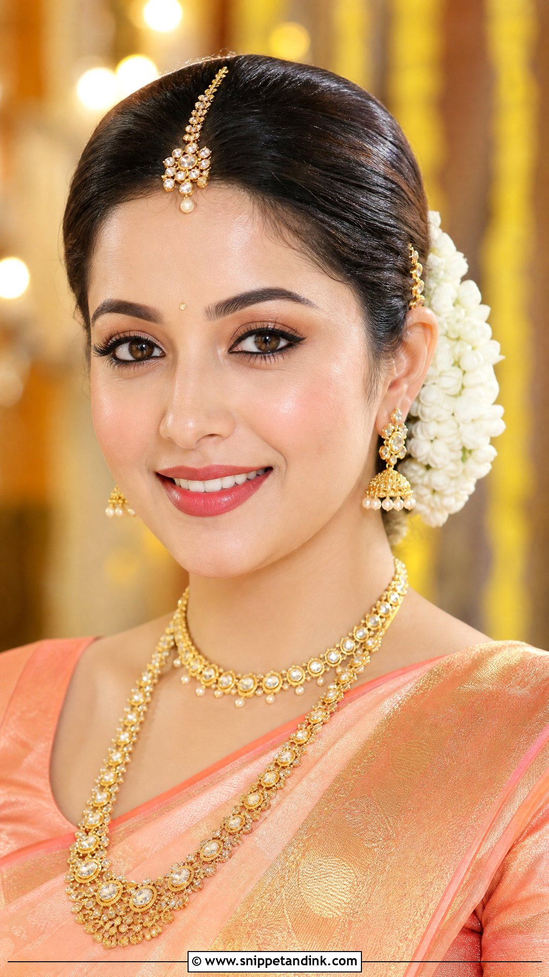 South Indian Bridal Makeup For Fair Skin - Snippet and Ink - 25 South Indian Bridal Makeup Ideas