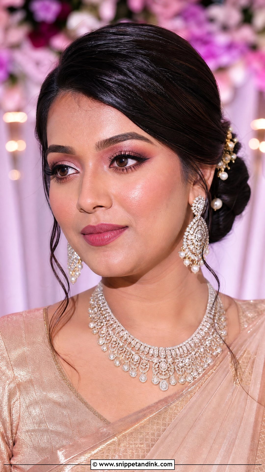 South Indian Bridal Makeup For Reception - Snippet and Ink - 25 South Indian Bridal Makeup Ideas