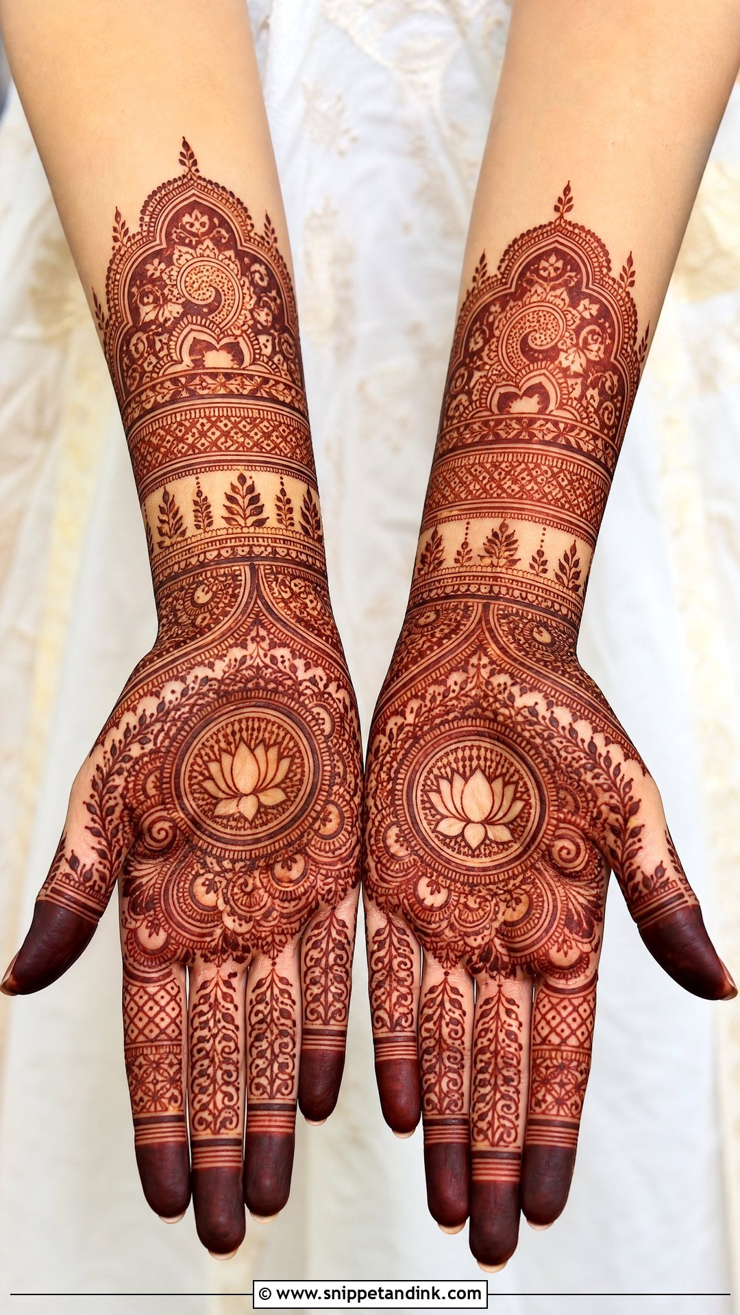South Indian Bridal Mehndi Design - Snippet and Ink - 25 Traditional Indian Bridal Mehndi Designs