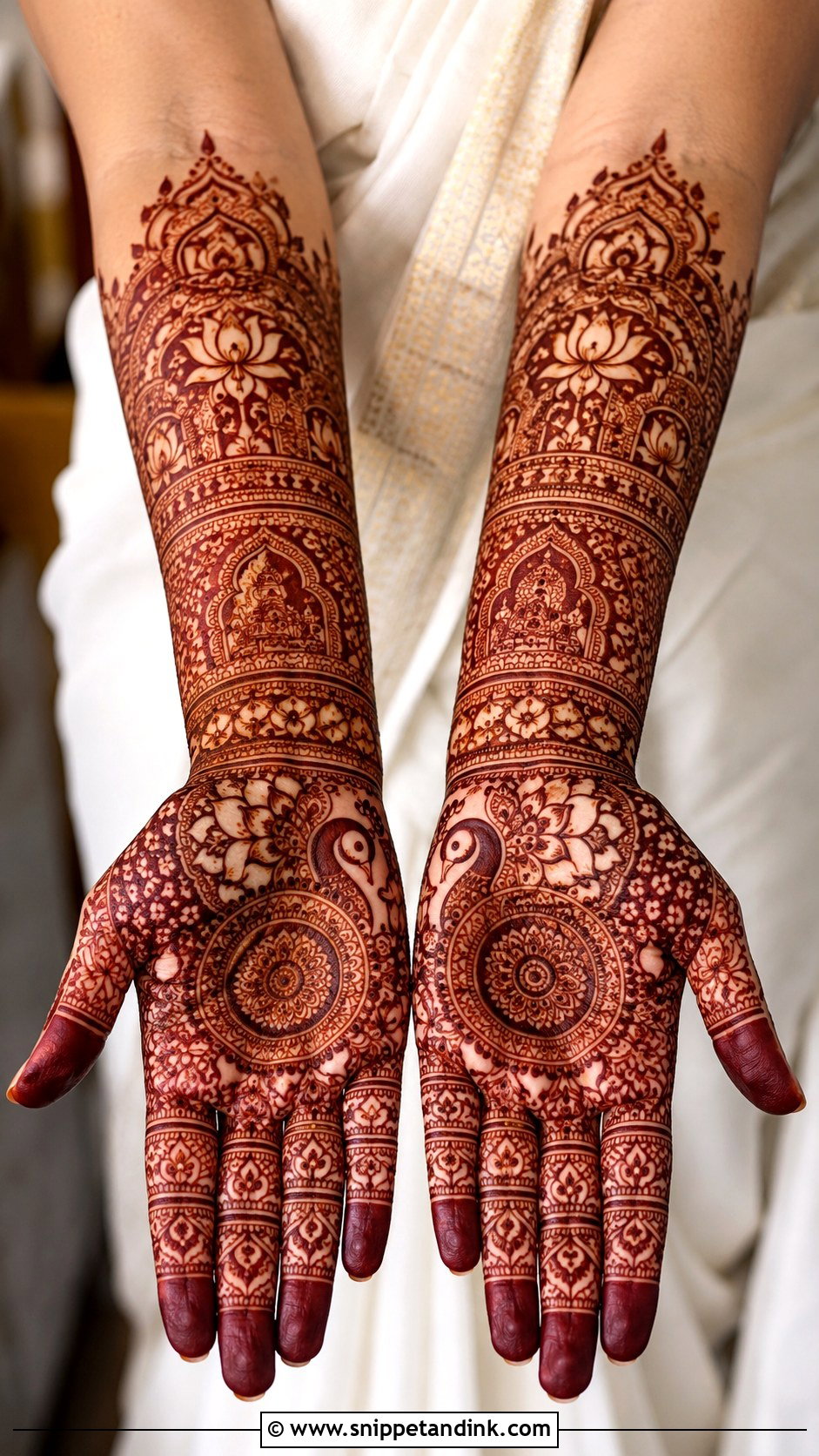 South Indian Bridal Mehndi Design - Snippet and Ink - 30 Bridal Wedding Mehendi Designs