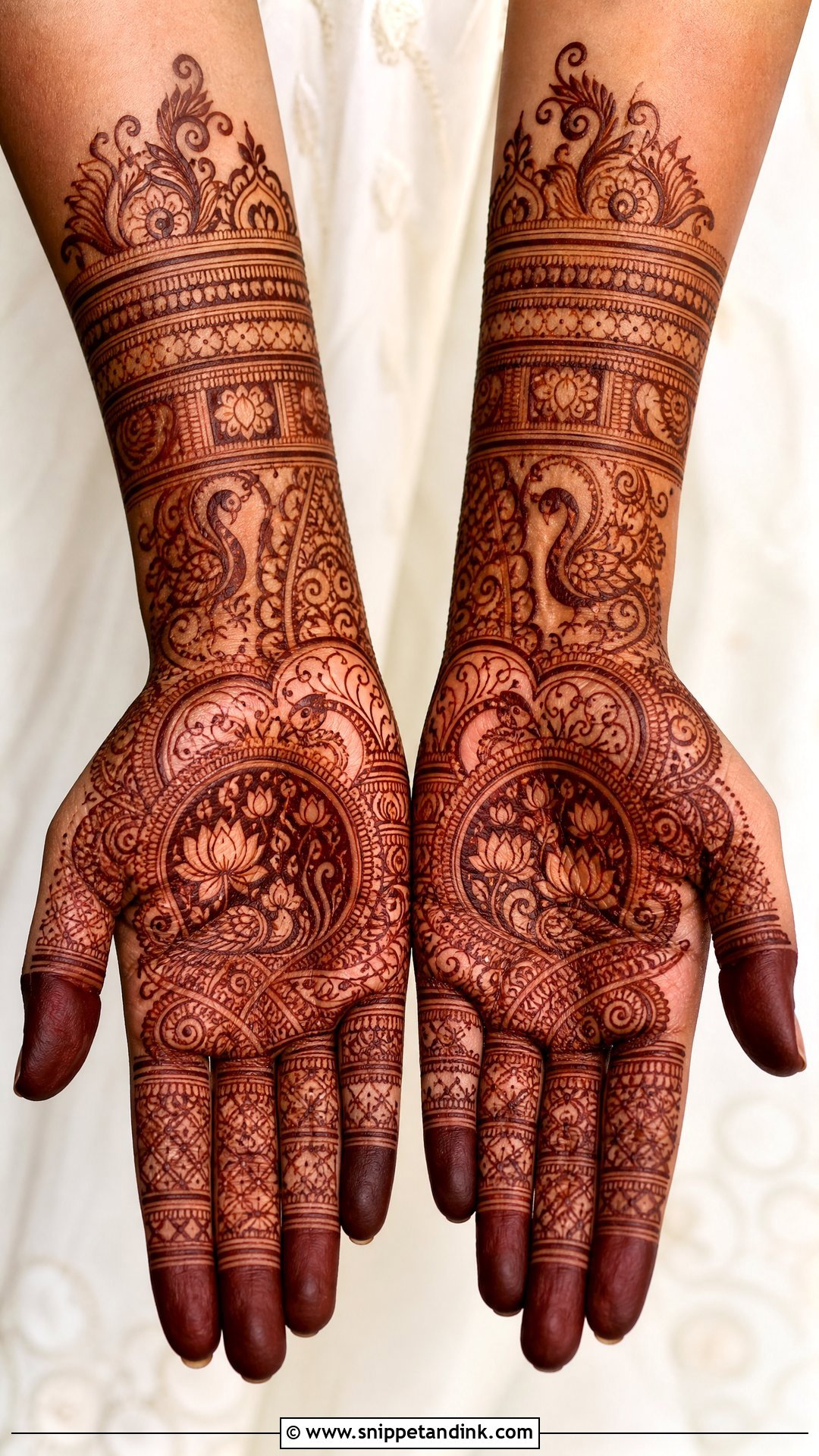 South Indian Bridal Mehndi Design - Snippet and Ink - 30 Unique Bridal Mehndi Designs Indian Weddings