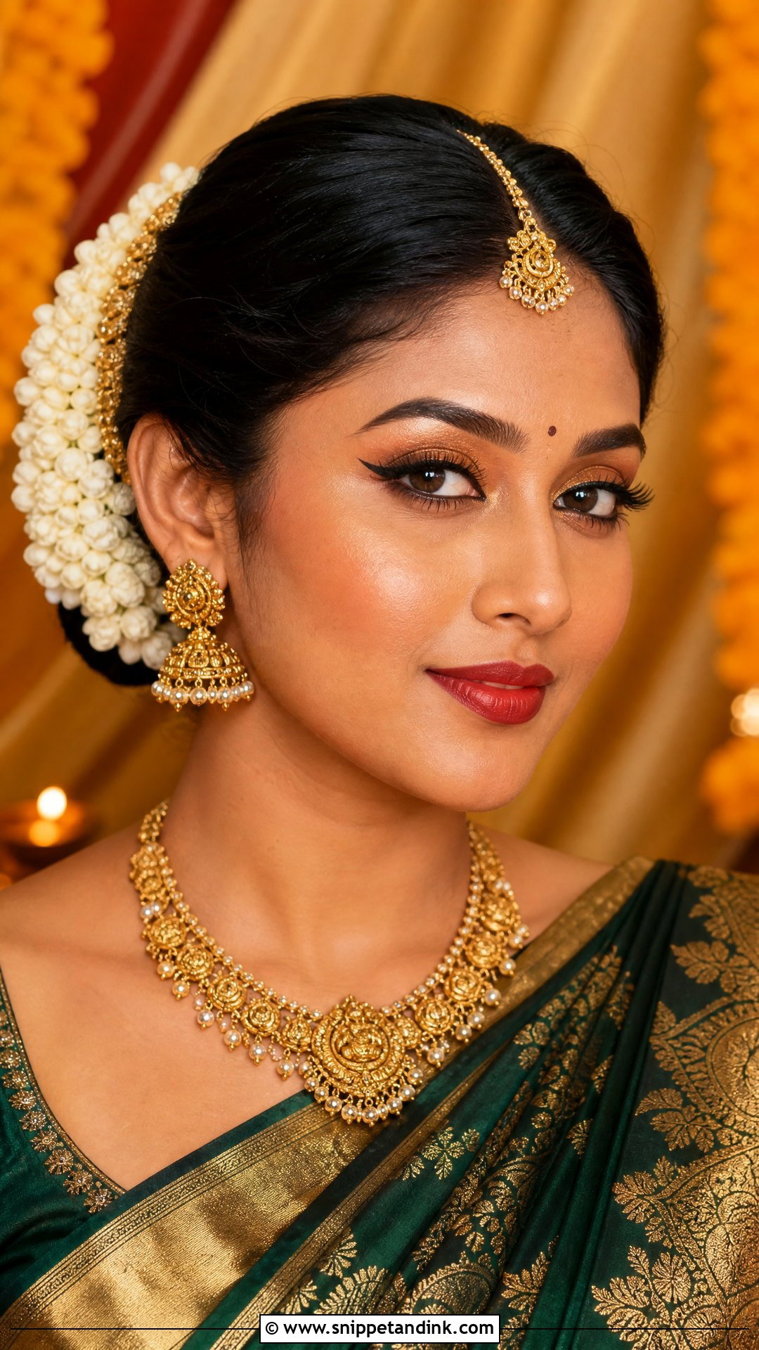 South Indian Hindu Bridal Makeup - Snippet and Ink - 20 Hindu Bridal Makeup Ideas