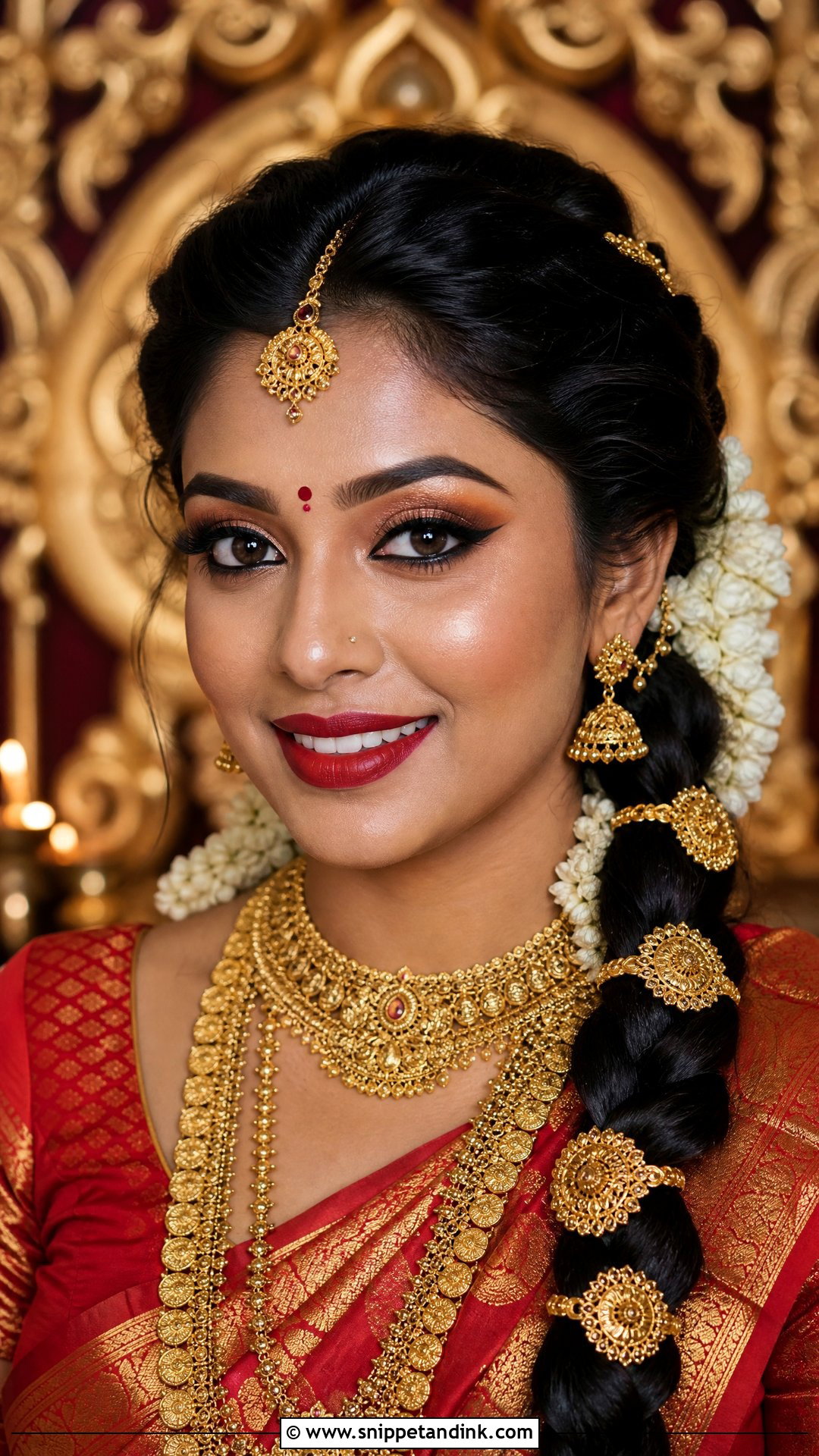 South Indian Hindu Wedding Makeup - Snippet and Ink - 20 Hindu Wedding Makeup Ideas