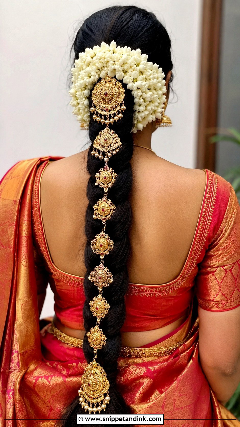South Indian Jada Braid - Snippet and Ink - 25 Shaadi Hairstyles