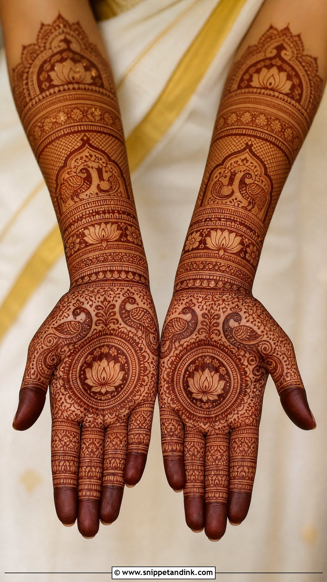 South Indian Mehndi Outfit For Bride - Snippet and Ink - 25 Mehndi Outfit Ideas for Bride