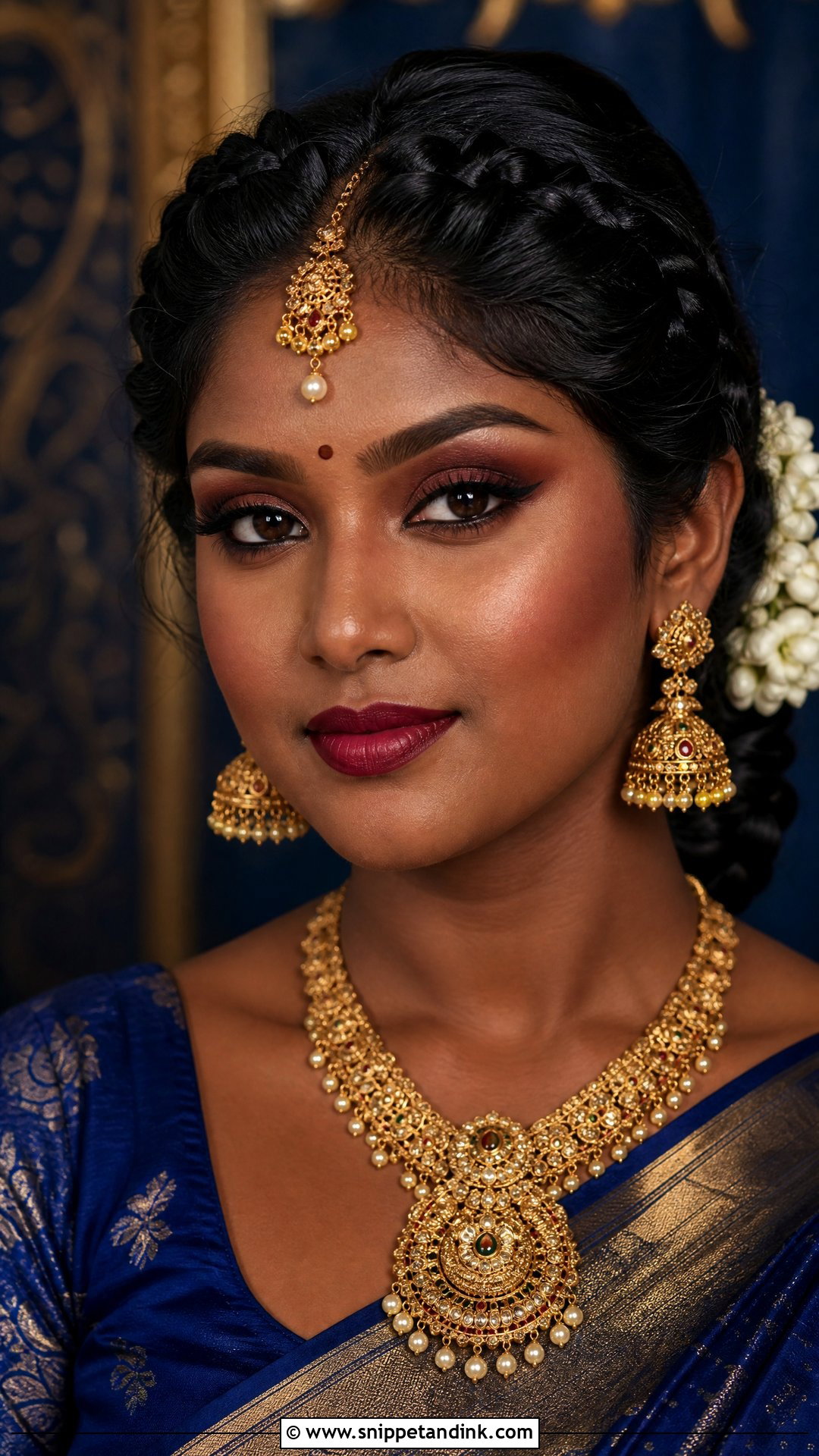 South Indian Wedding Makeup For Dark Skin - Snippet and Ink - 20 South Indian Wedding Makeup Ideas
