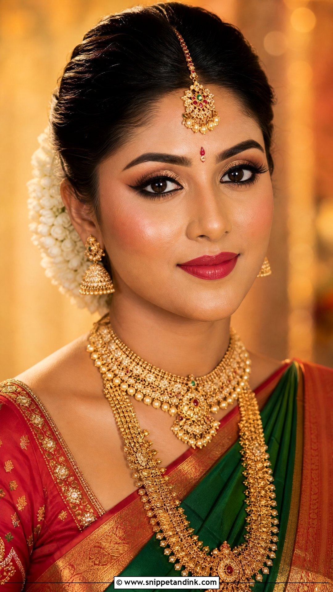 South Indian Wedding Makeup For Muhurtham - Snippet and Ink - 20 South Indian Wedding Makeup Ideas