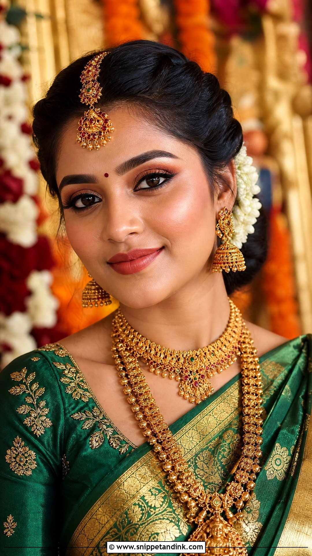 South Indian Wedding Makeup - Snippet and Ink - 20 Natural Indian Wedding Makeup Ideas